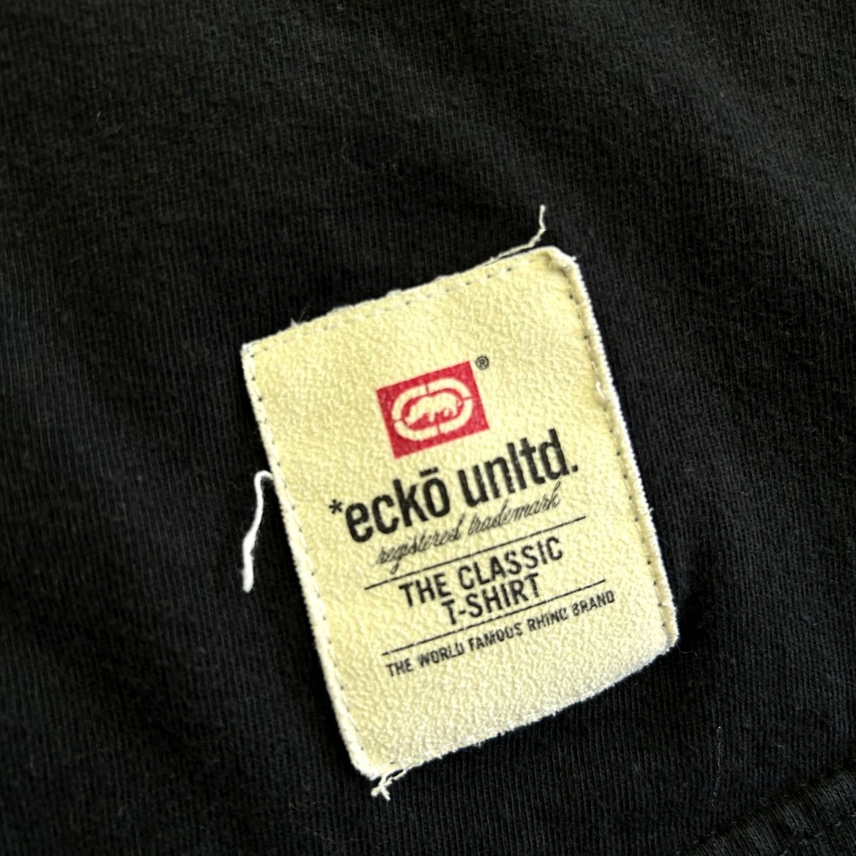 Ecko Unltd. Vintage Ecko Unltd. Long Sleeve Shirt 3XL Black Crew Neck Graphic Print Streetwear Hip Hop Shirt Mens Size US XXL / EU 58 / 5 - 6 Thumbnail