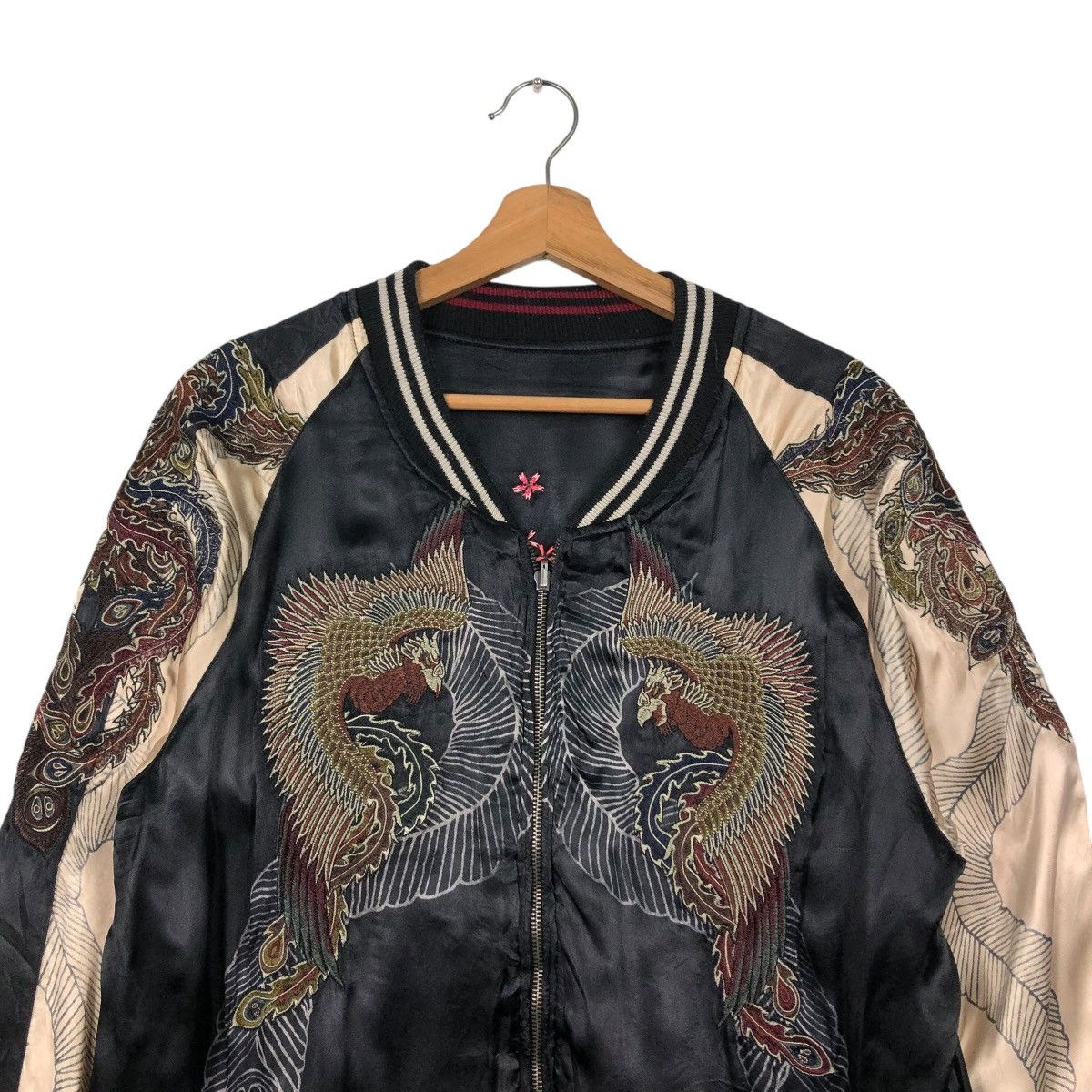 Japanese Brand 🔥VINTAGE REVERSIBLE JACKET SUKAJAN SOVEINER EMBROIDERRED Size US M / EU 48-50 / 2 - 5 Thumbnail