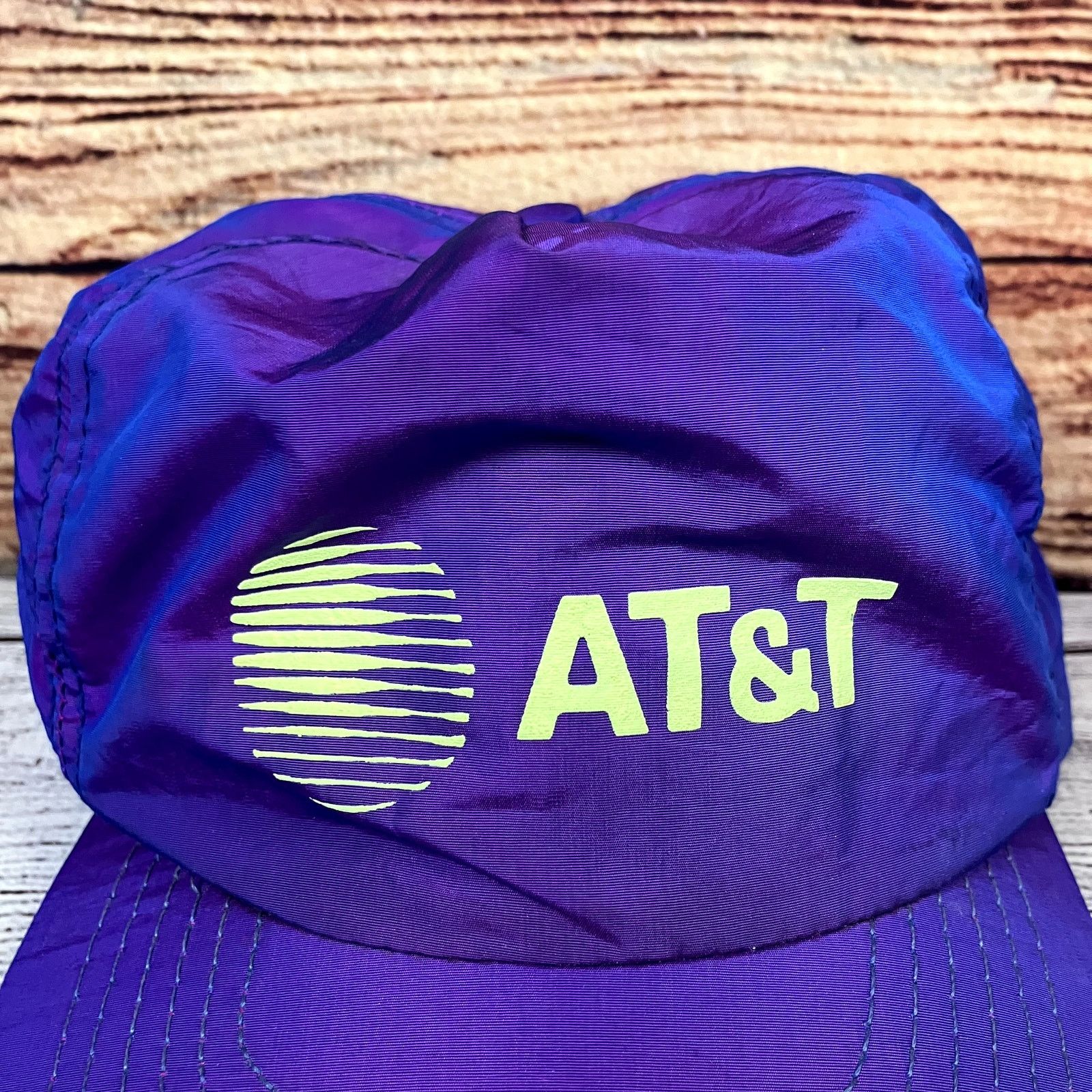 Vintage Vintage 1990s AT&T Thermonuclear Nylon Snapback Hat Size ONE SIZE - 2 Thumbnail