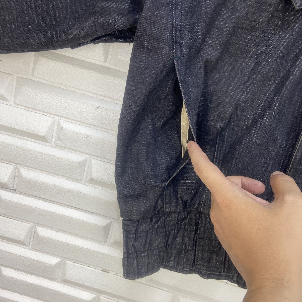 Designer × Japanese Brand Edovi Issey Miyake Inspire Oversize Denim Loose Bomber Style Size US M / EU 48-50 / 2 - 12 Thumbnail