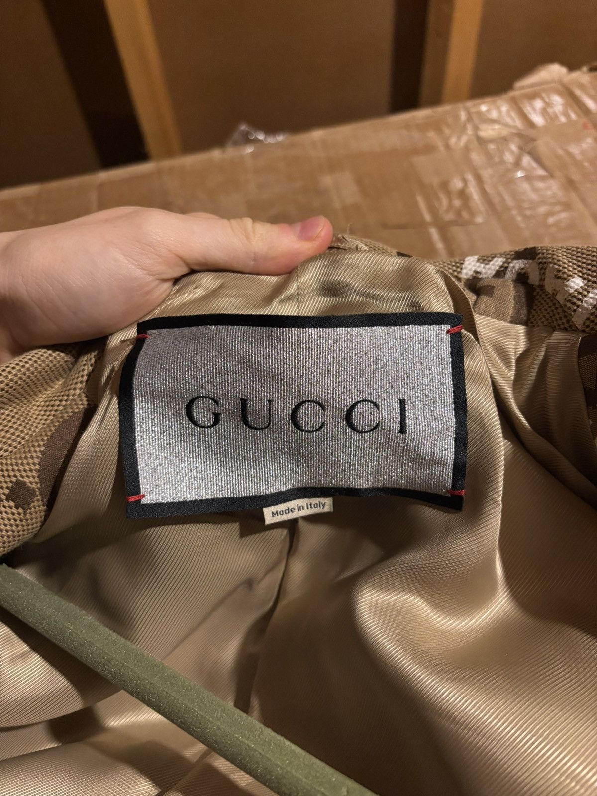 Gucci × The North Face Gucci x Balenciaga Hacker Project Jumbo GG Jacke Size 50R - 9 Thumbnail