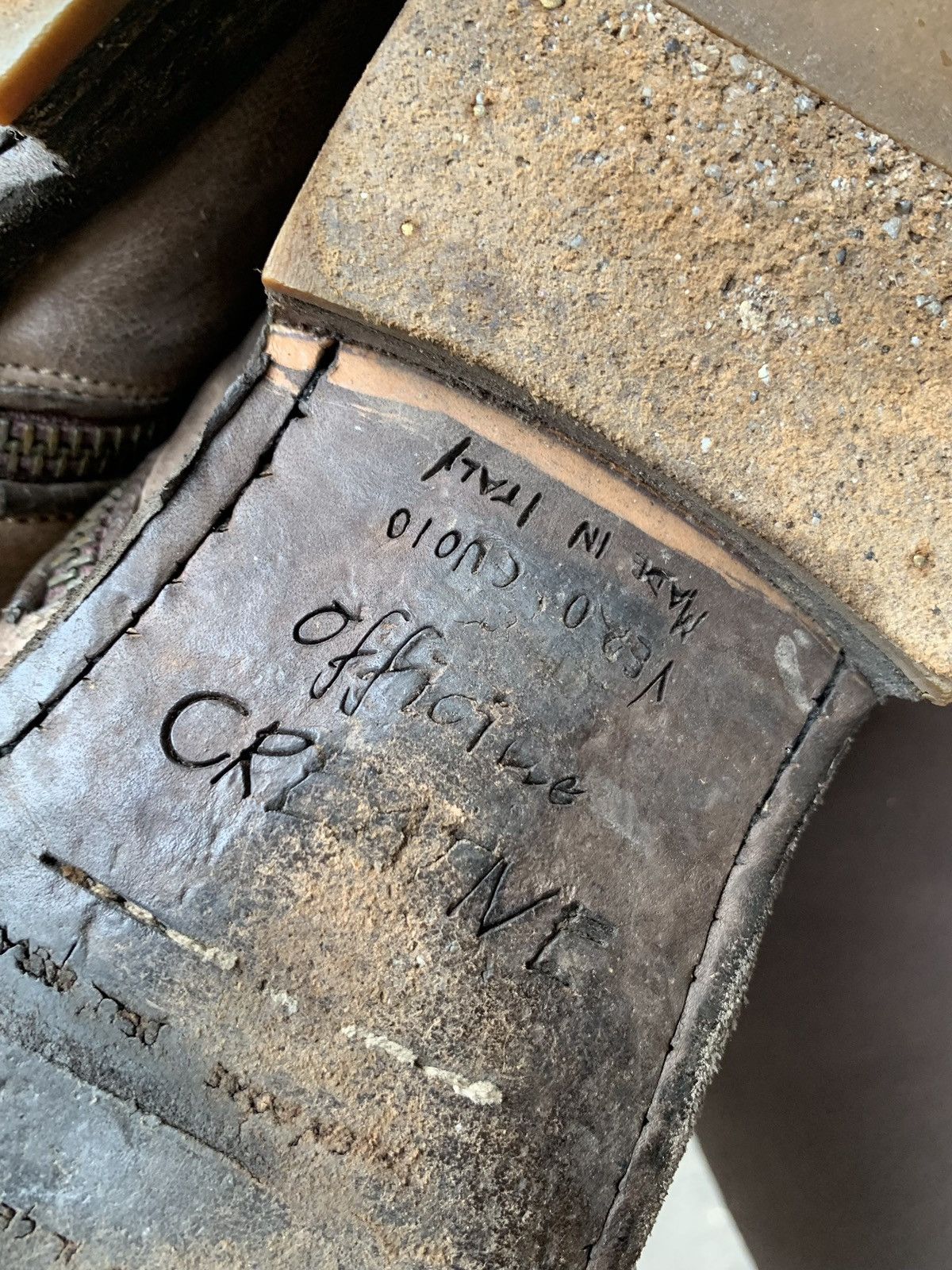 Genuine Leather × Officine Creative Officine Creative Avantgarde Leather Mid Boot Size US 8 / IT 38 - 9 Thumbnail