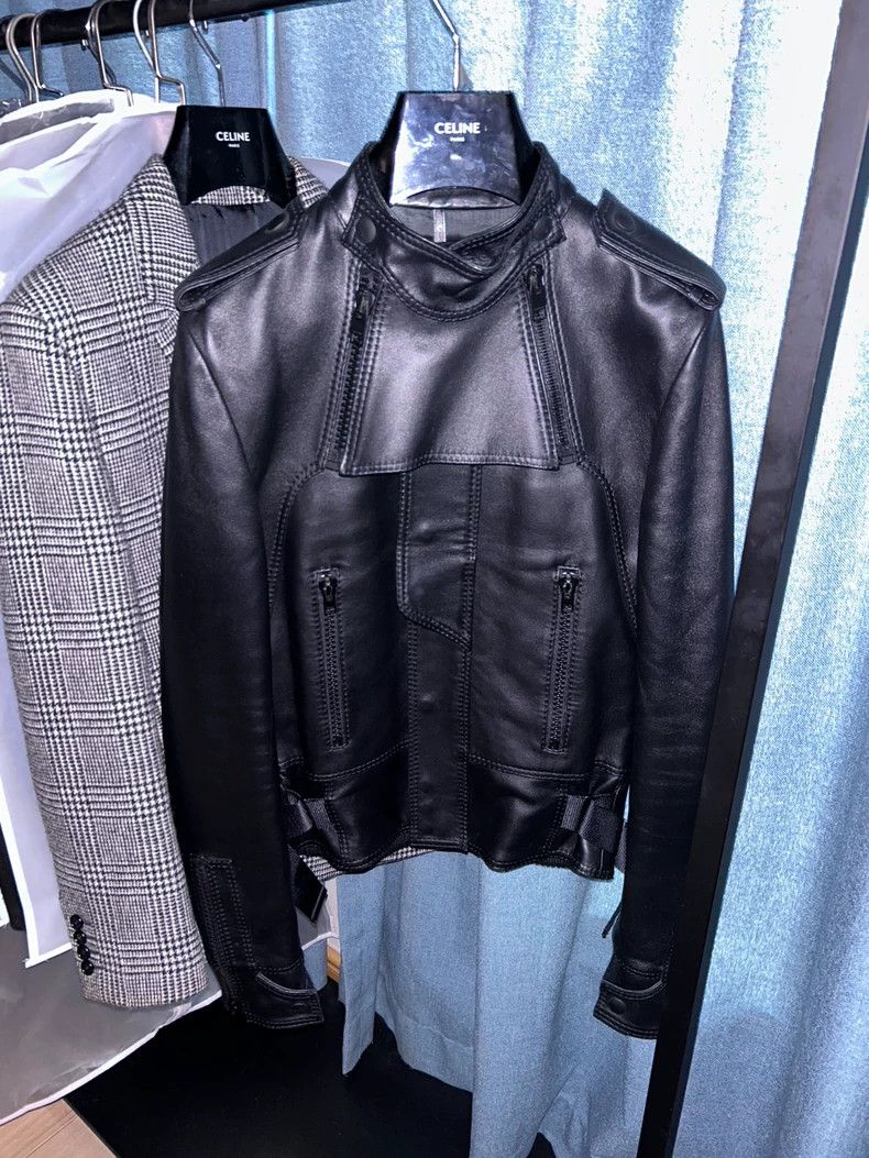 Dior Dior Beetle turtle back functional ninja armor leather jack Size US S / EU 44-46 / 1 - 1 Thumbnail