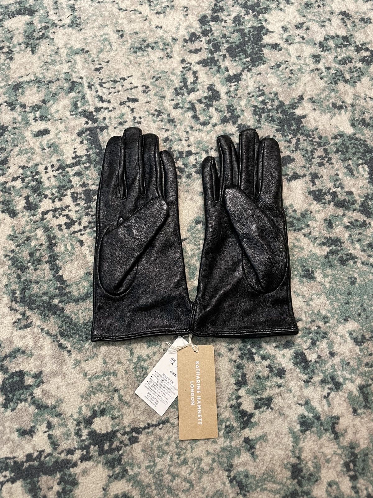 Katharine Hamnett London Katharine Hamnett London Sheep Skin Leather Glove Size ONE SIZE - 3 Thumbnail