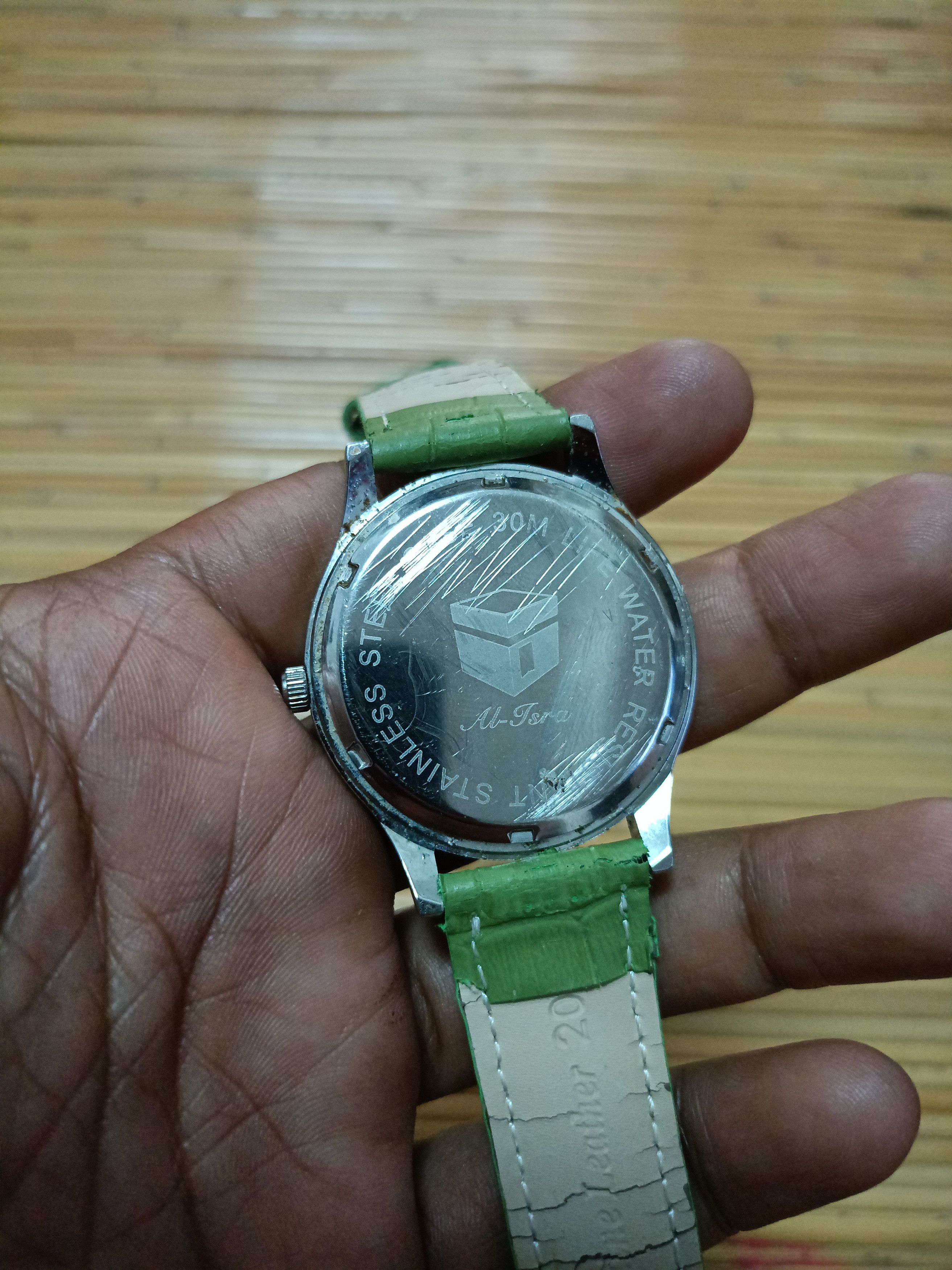 Vintage Al Isra kaabah arabic font counter clockwise rotation watch Size ONE SIZE - 16 Thumbnail