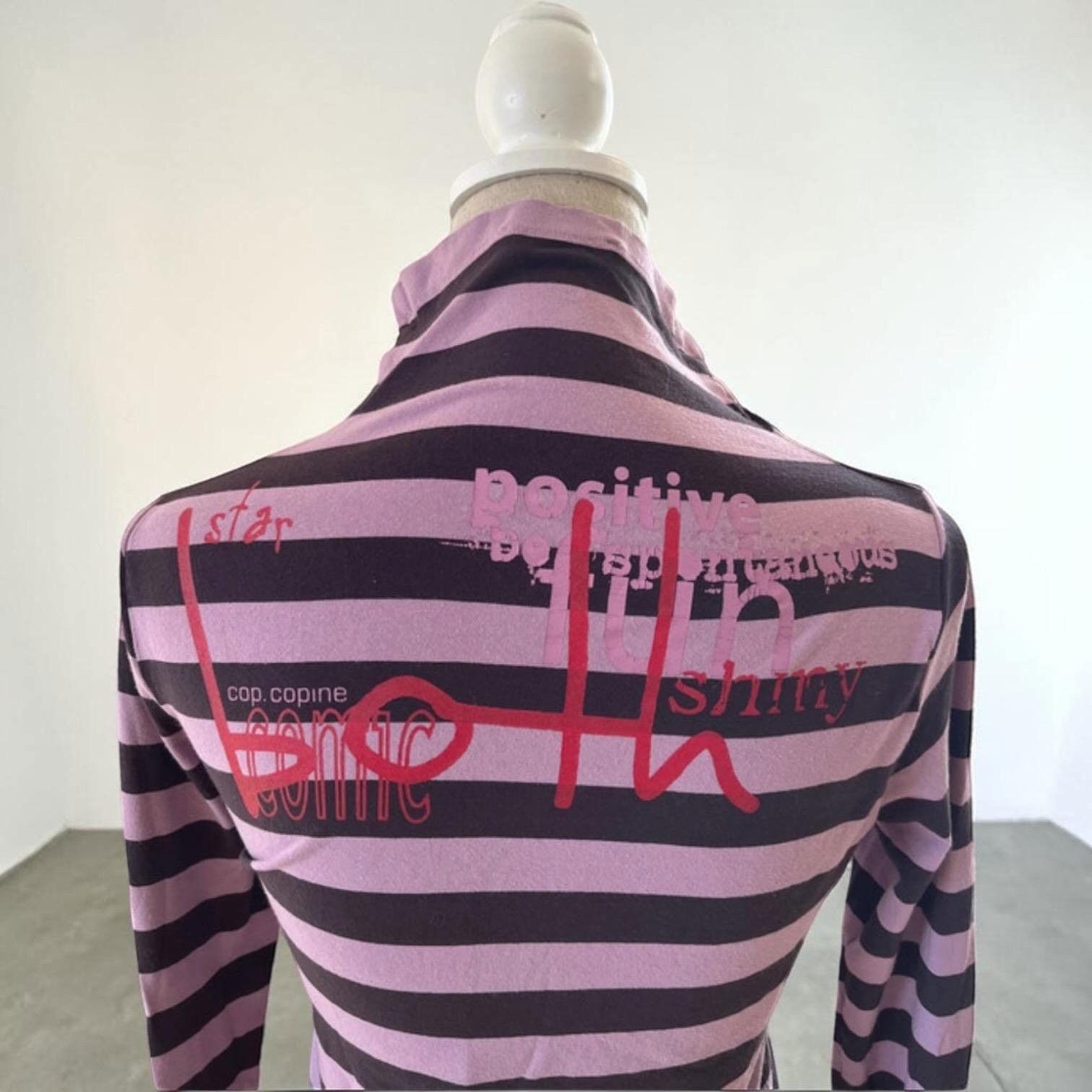 Cop Copine The Cop Copine Maxi Sleeves Striped Top Size ONE SIZE - 4 Thumbnail