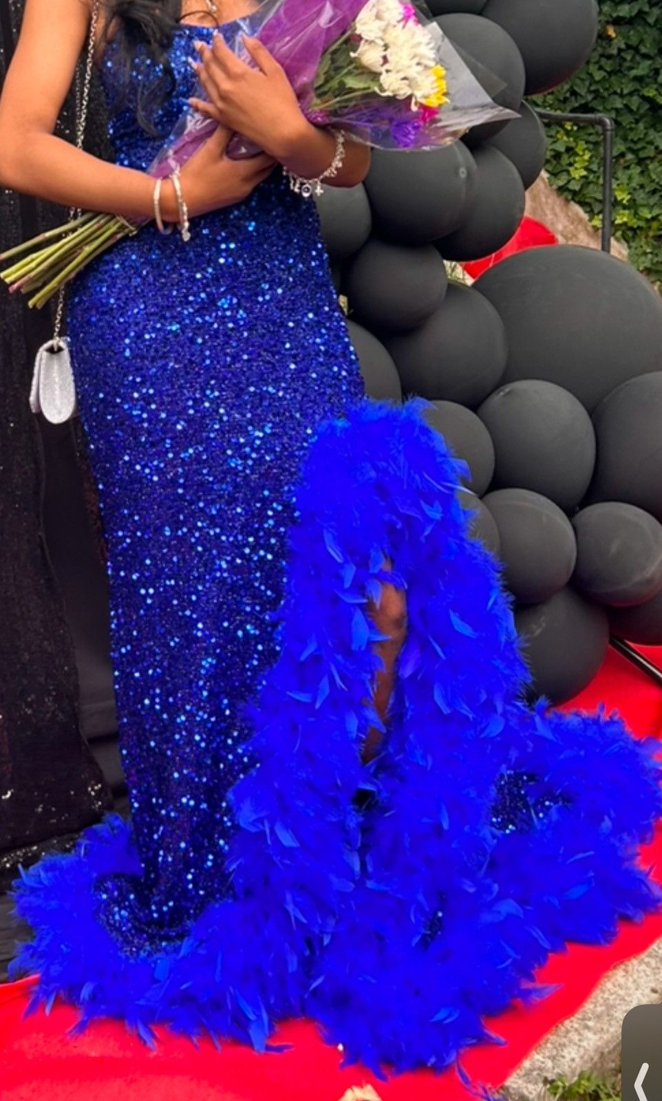 Other Blue Custom Prom dress Size XS / US 0-2 / IT 36-38 - 6 Thumbnail
