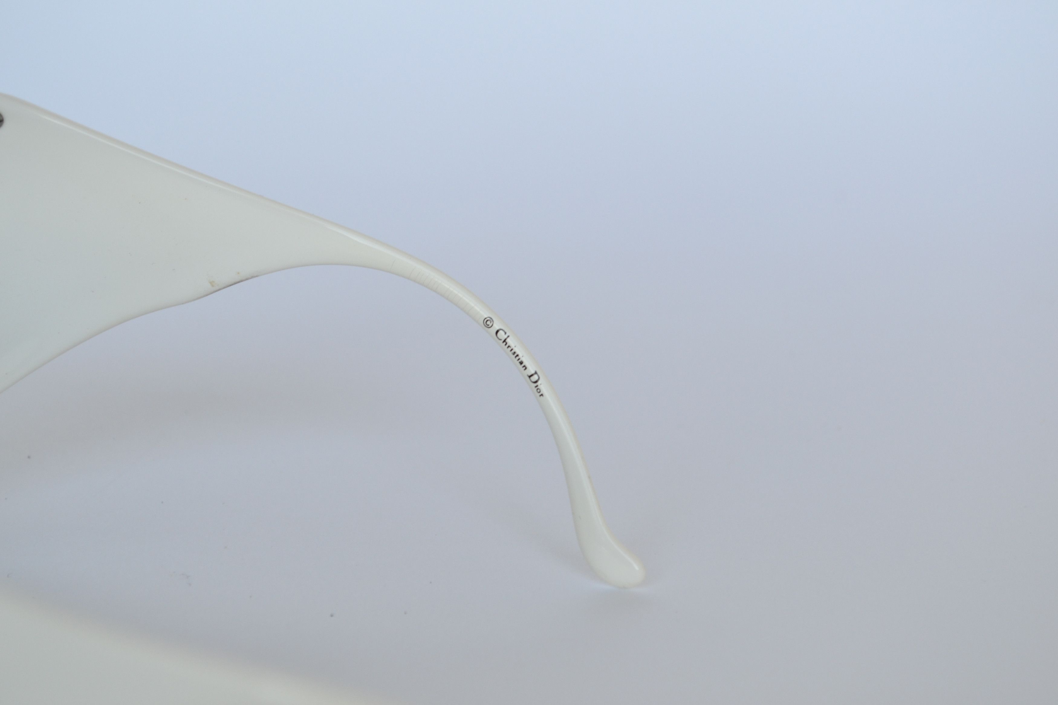 Dior DIOR Sunglasses Ski 1 White Logo Mask Shield GALLIANO Size ONE SIZE - 7 Thumbnail