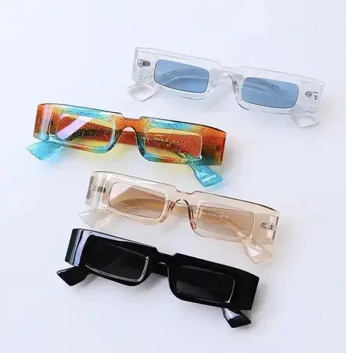 VIBE Vintage square frame sunglasses Size ONE SIZE - 3 Thumbnail