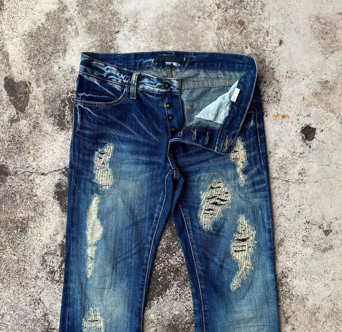 GOSTAR DE FUGA FLARED FUGA DISTRESSED DENIM BOOTCUT W29" Size US 30 / EU 46 - 10 Thumbnail