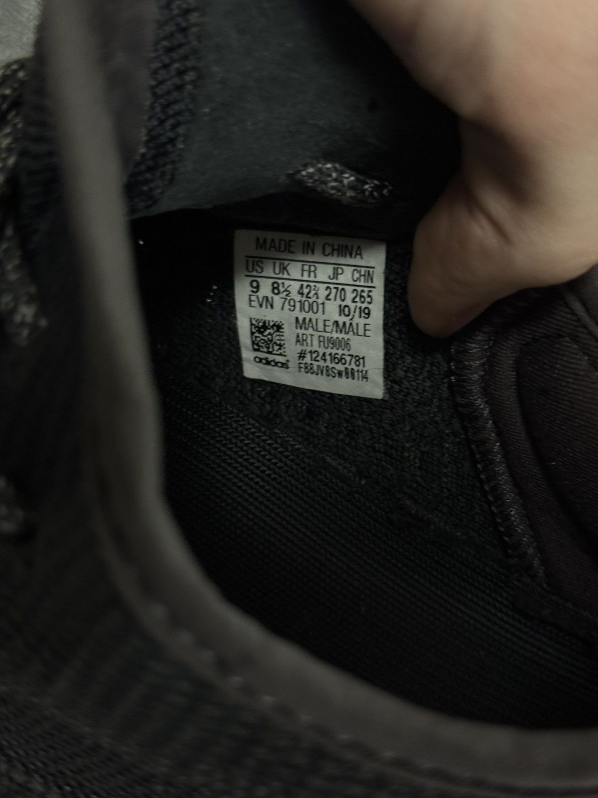 Adidas × Yeezy Yeezy 350 Static Non Reflective OG Black Size 9 Size US 9 / EU 42 - 10 Thumbnail