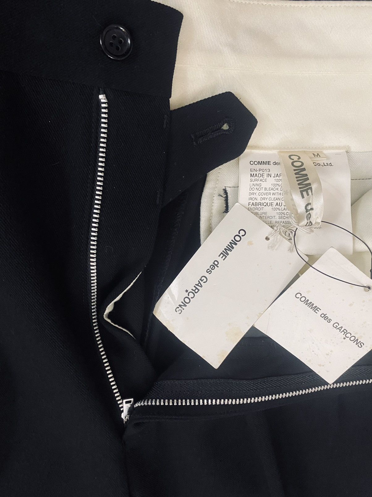 Comme des Garcons Comme Des Garçons 🇯🇵 wool pleated slacks M NWT Size US 34 / EU 50 - 8 Thumbnail