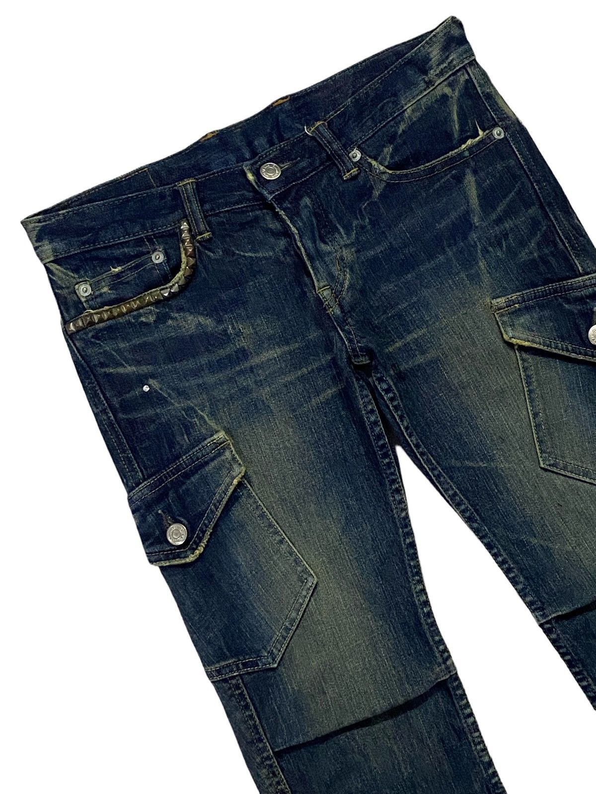 Hysteric Glamour Hysteric Glamour Strechable 3 Quarters Cargo Jeans Size 28" / US 6 / IT 42 - 17 Thumbnail