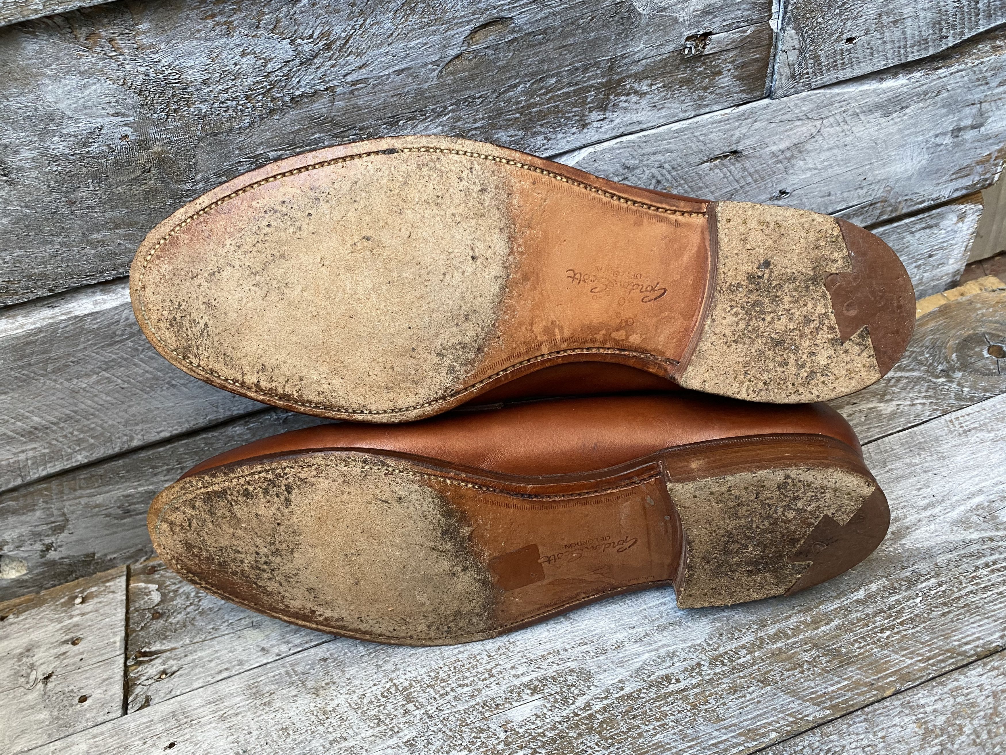 Crockett & Jones Crockett and jones brown penny loafers Uk 9G Size US 10 / EU 43 - 12 Thumbnail