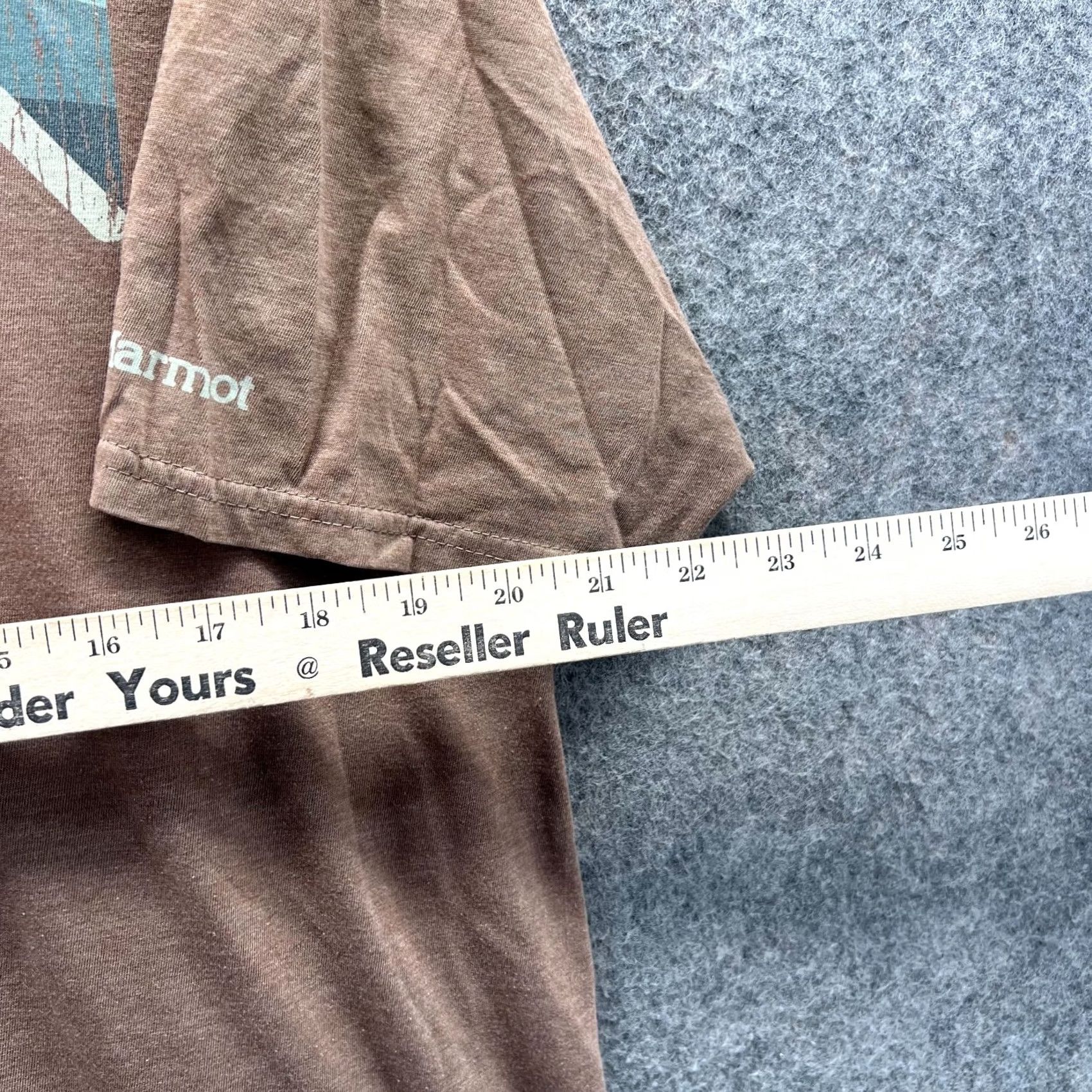 Marmot Marmot Shirt Mens Large Khaki Crewneck Short Sleeve Cotton Logo T-Shirt Beige Outdoor All Seasons Fall Spring Summer Winter Mens Regulated Regular Size US L / EU 52-54 / 3 - 5 Thumbnail