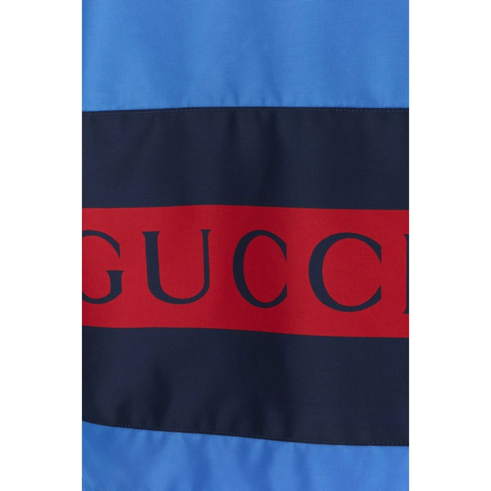 Gucci GUCCI Blue Nylon Jacket New & Authentic (Men's size:52;) Size US L / EU 52-54 / 3 - 3 Thumbnail
