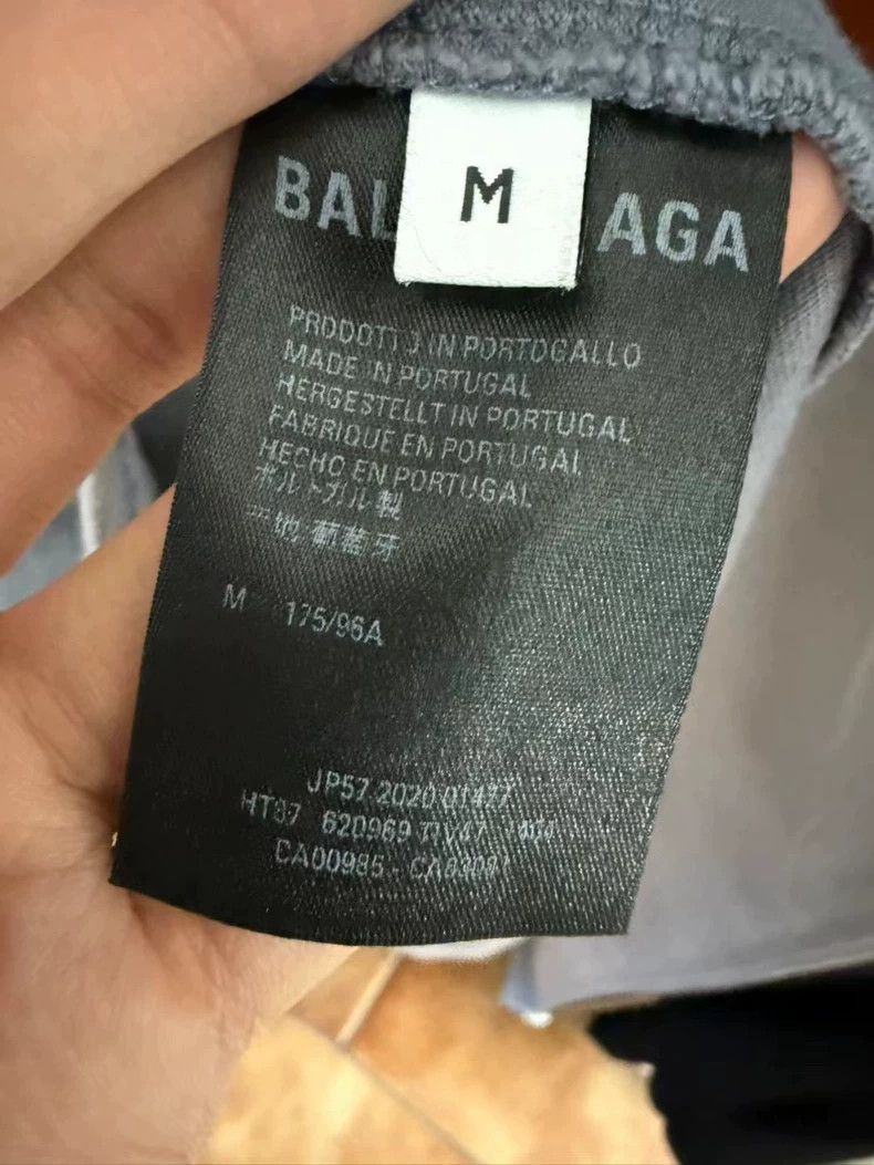 Balenciaga Balenciaga Haze Blue Figure Short Sleeve Size US M / EU 48-50 / 2 - 4 Thumbnail
