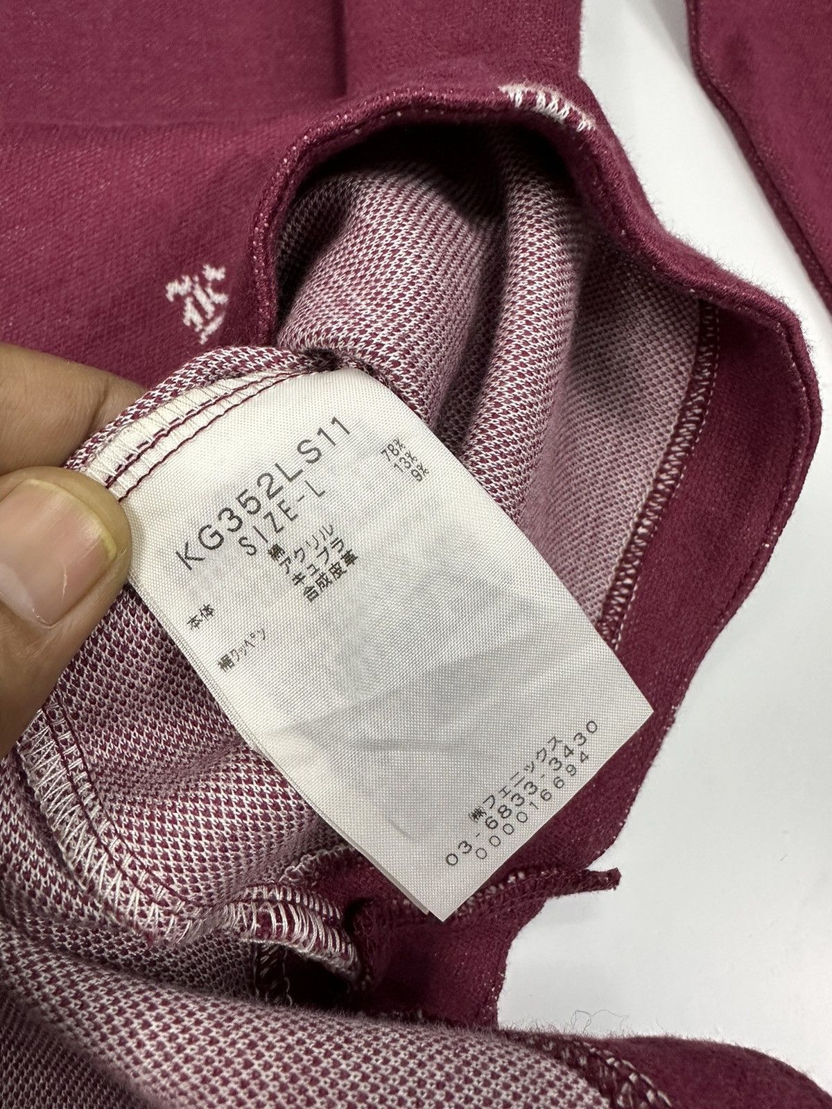 Kappa × Vintage Vintage Kappa Collezione Italia Long Sleeve Polo A648 Size US S / EU 44-46 / 1 - 10 Thumbnail