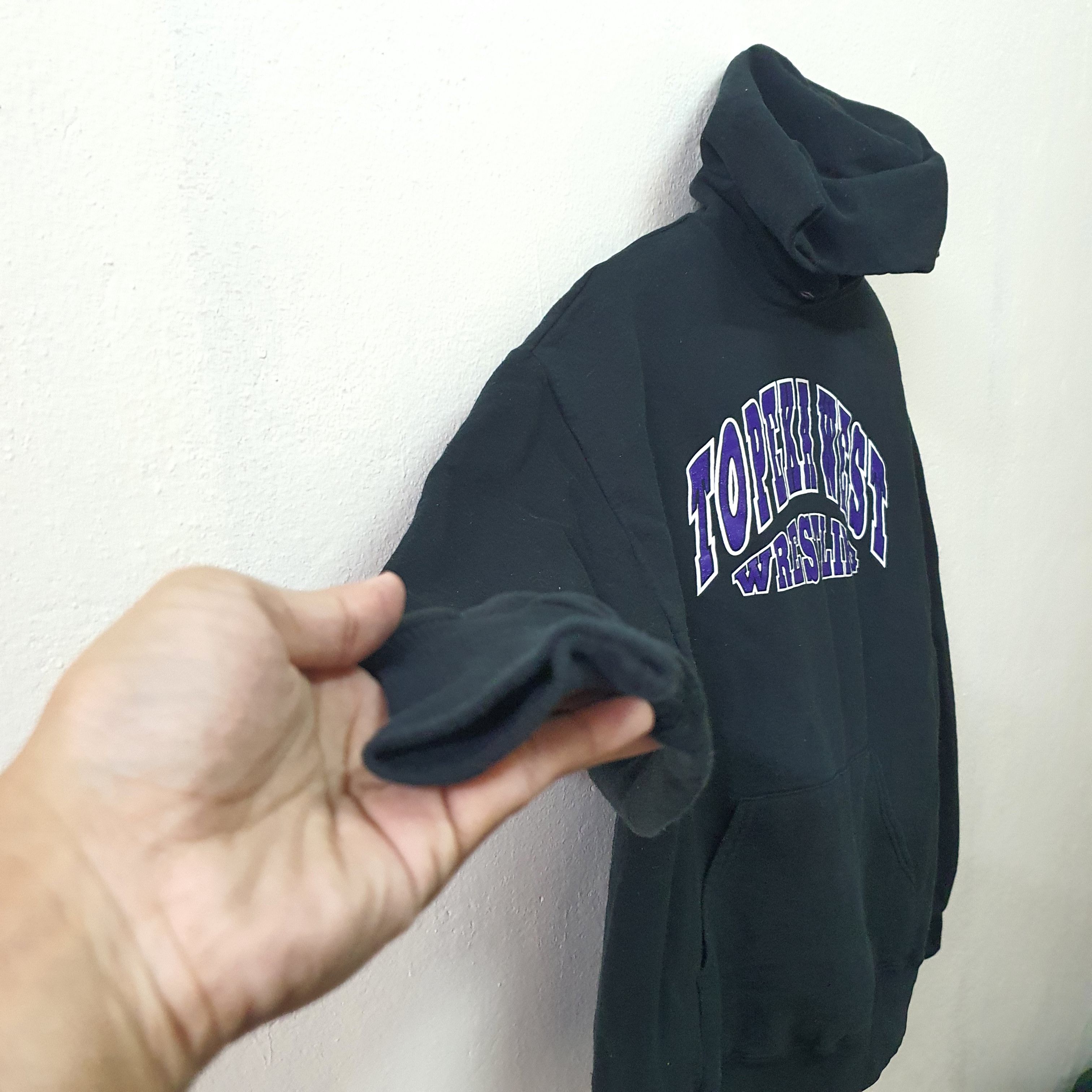 Japanese Brand "Topeka West Wrestling" official spirit wear hoodie Size US L / EU 52-54 / 3 - 4 Thumbnail
