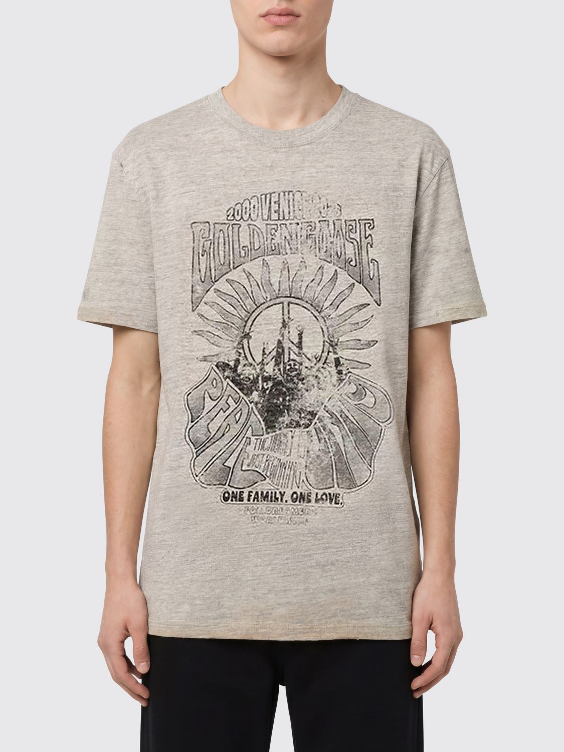 Golden Goose Golden Goose T-Shirt Men Grey Size US M / EU 48-50 / 2 - 1 Thumbnail