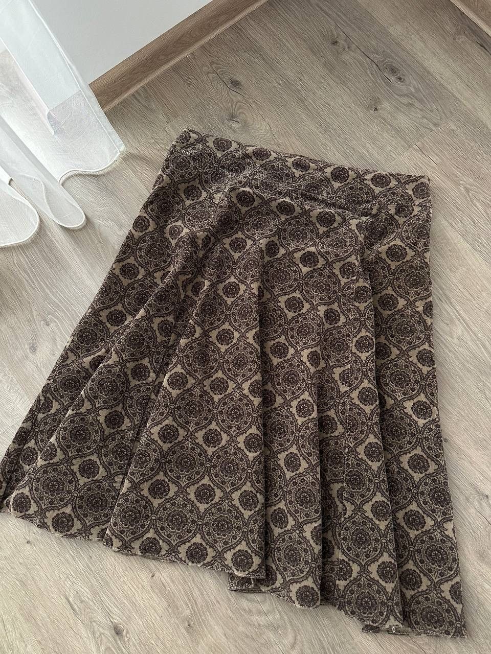 Japanese Brand × Vintage Vintage Laura Ashley 90’s High Floral Brown Skirt Size 30" / US 8 / IT 44 - 10 Thumbnail