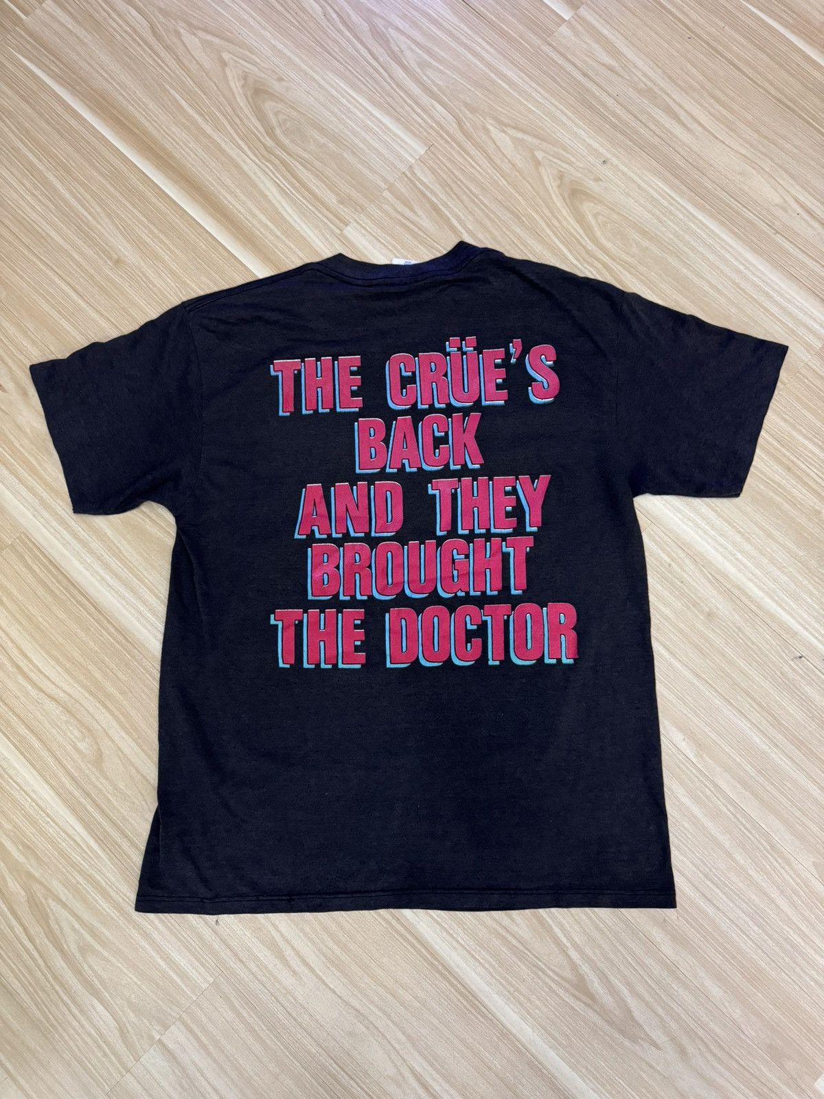 Band Tees 1989 Motley Crue DR. Feel Good Size US L / EU 52-54 / 3 - 9 Thumbnail