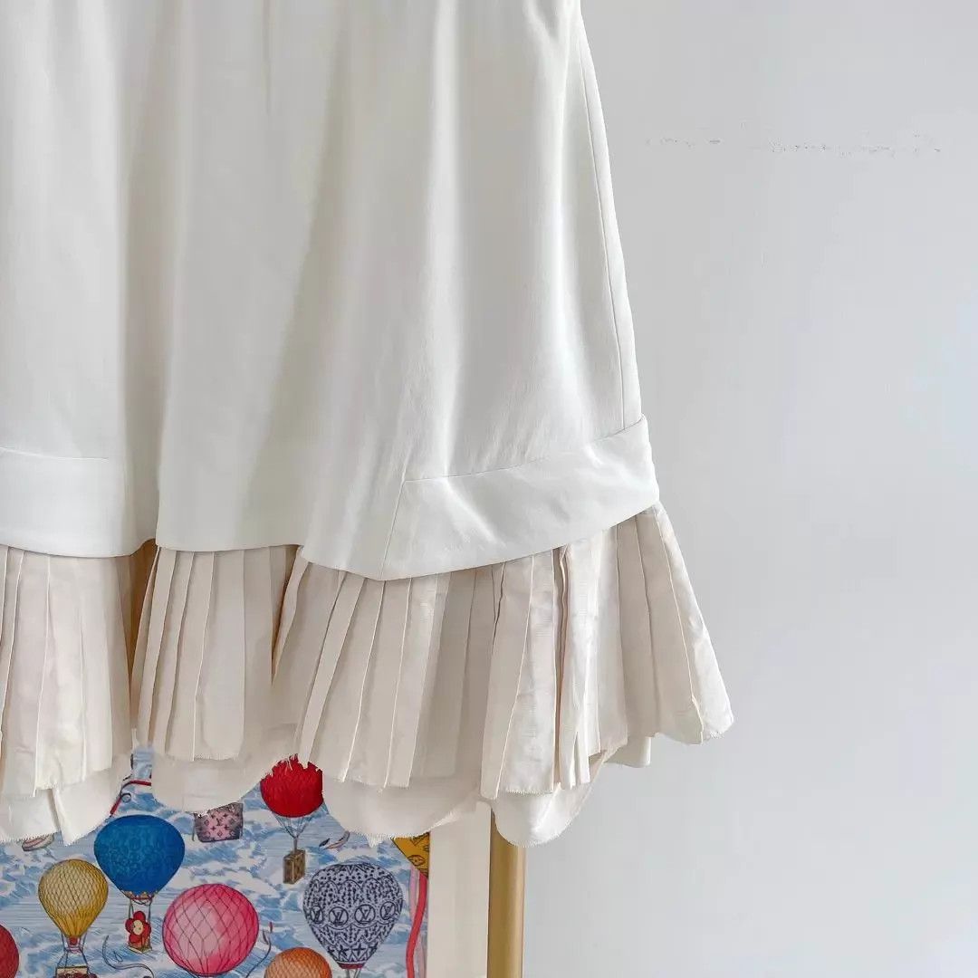 Alexander McQueen Alexander McQueen white waist-cinched dress 38 Size XS / US 0-2 / IT 36-38 - 4 Thumbnail