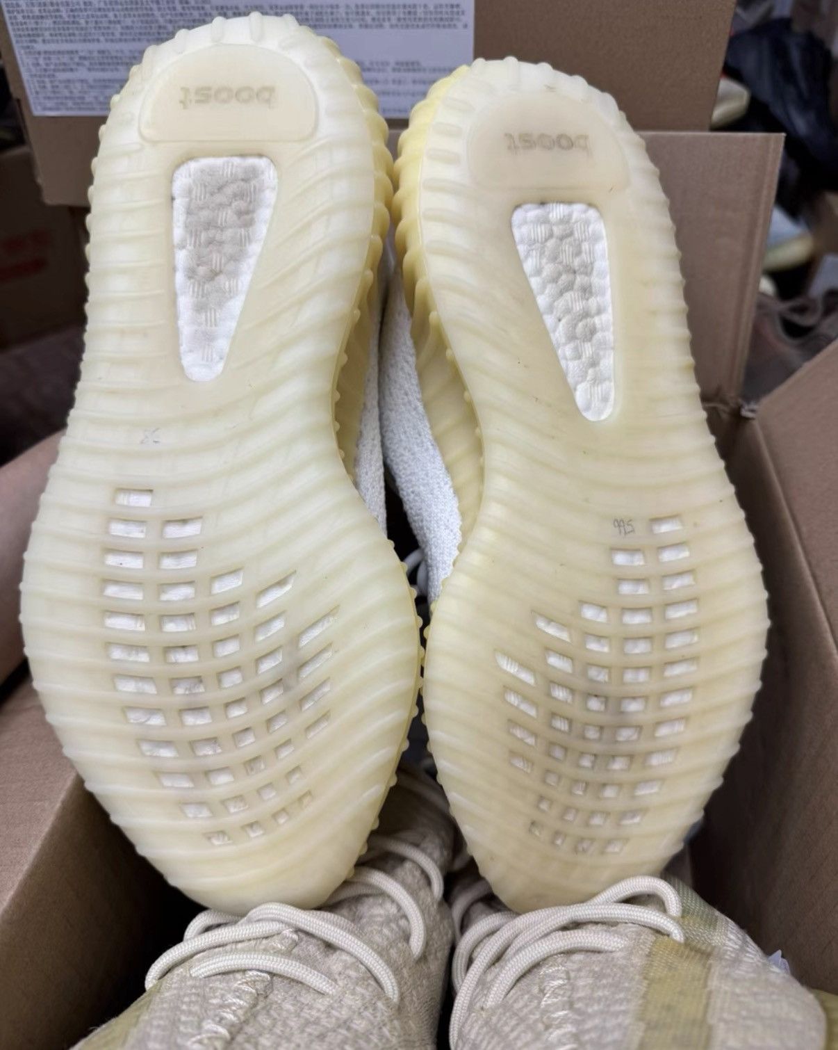 Adidas Adidas Yeezy 350 White CP9366 K37 Size US 7.5 / EU 40-41 - 3 Thumbnail