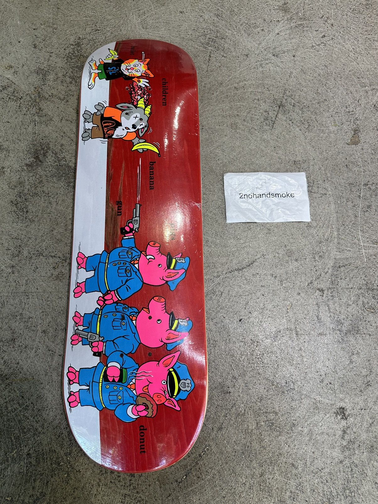 Strangelove Skateboards Strangelove Pigs 85 Skateboard Deck Grailed