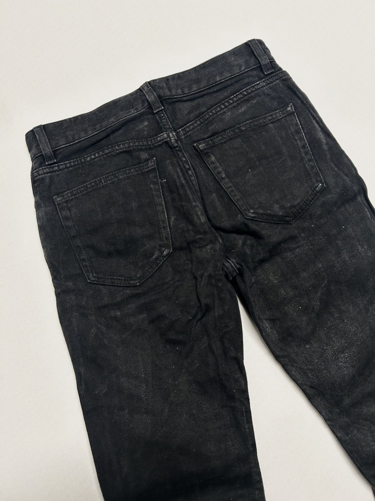 Balenciaga FW2013 Sample Enzyme Stone Washed Black Denim Size US 29 - 6 Thumbnail