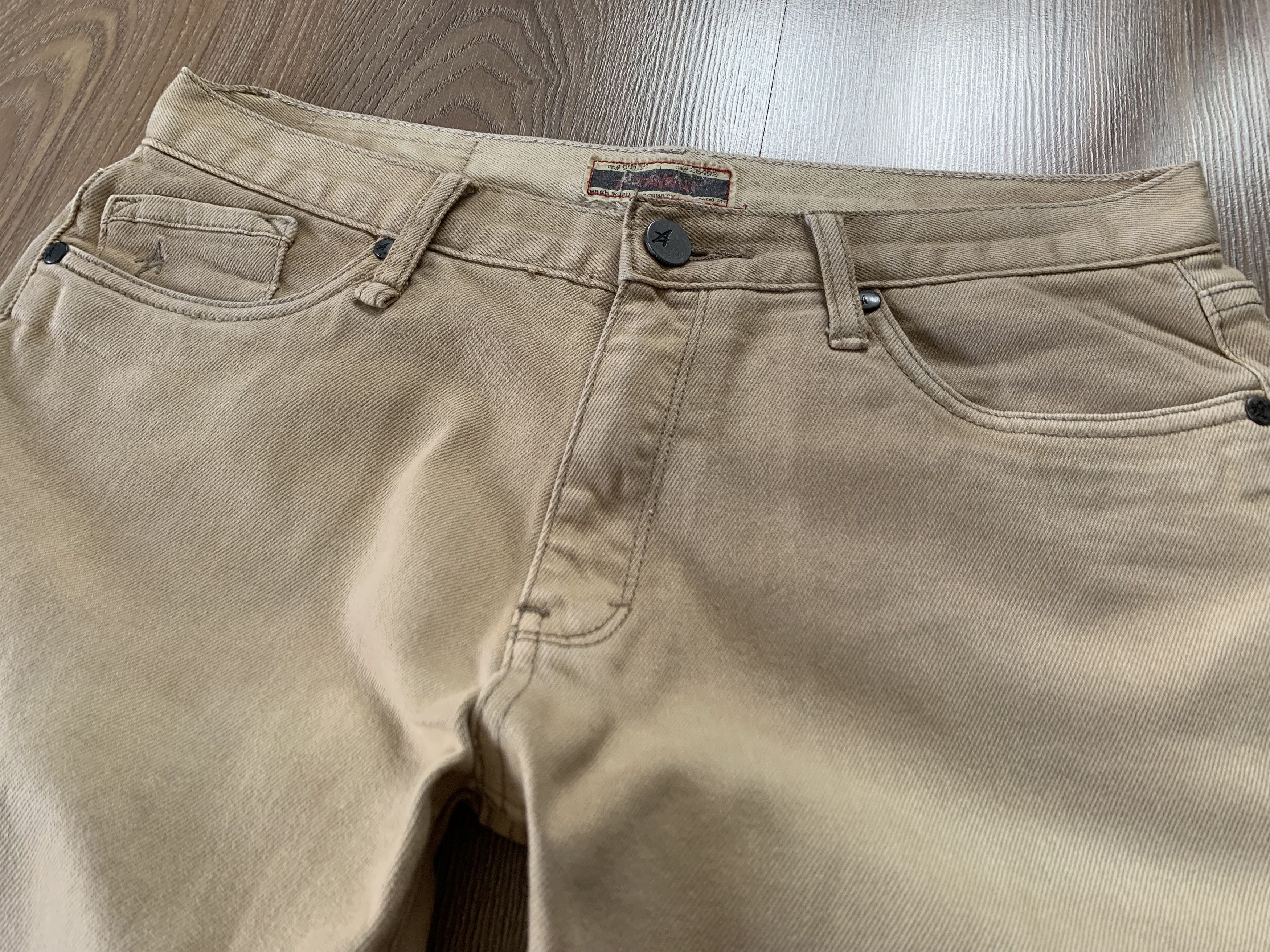 Altamont × Designer Altamont Apparel LTD Beige Distress Jeans Size US 30 / EU 46 - 3 Thumbnail