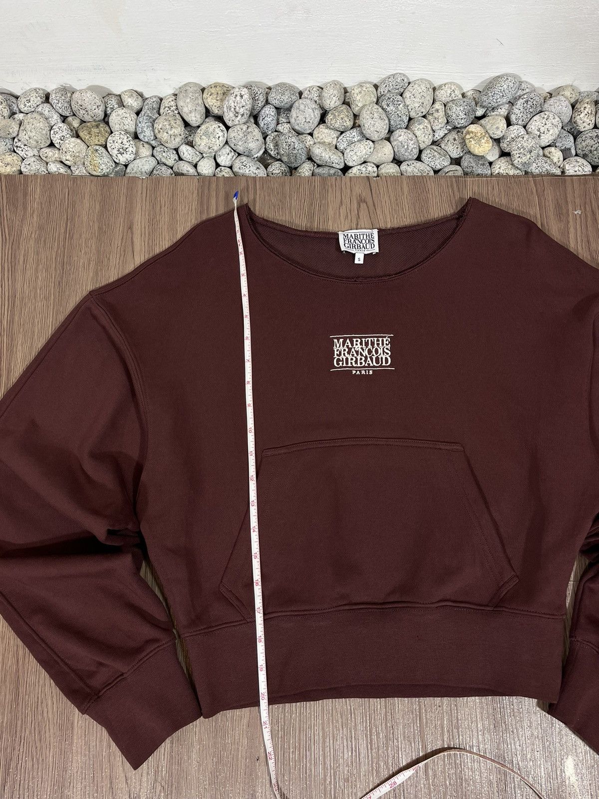 Marithe + Francois Girbaud Marithe Francois Girbaud Neckless Cropped Sweatshirt Size US S / EU 44-46 / 1 - 9 Thumbnail