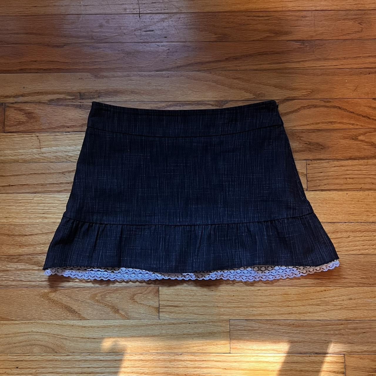 Other Lace Trim Mini Skirt Size 26" / US 2 / IT 38 - 1 Thumbnail