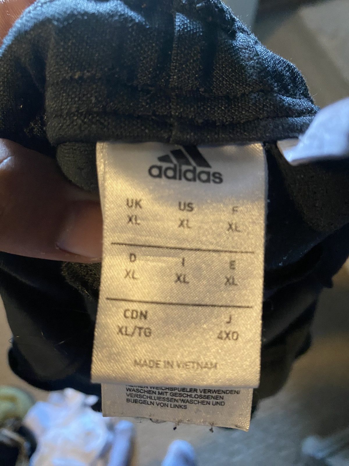 Adidas Dark Grey XL Adidas Soccer Pants (Tapered) Size US 36 / EU 52 - 3 Thumbnail