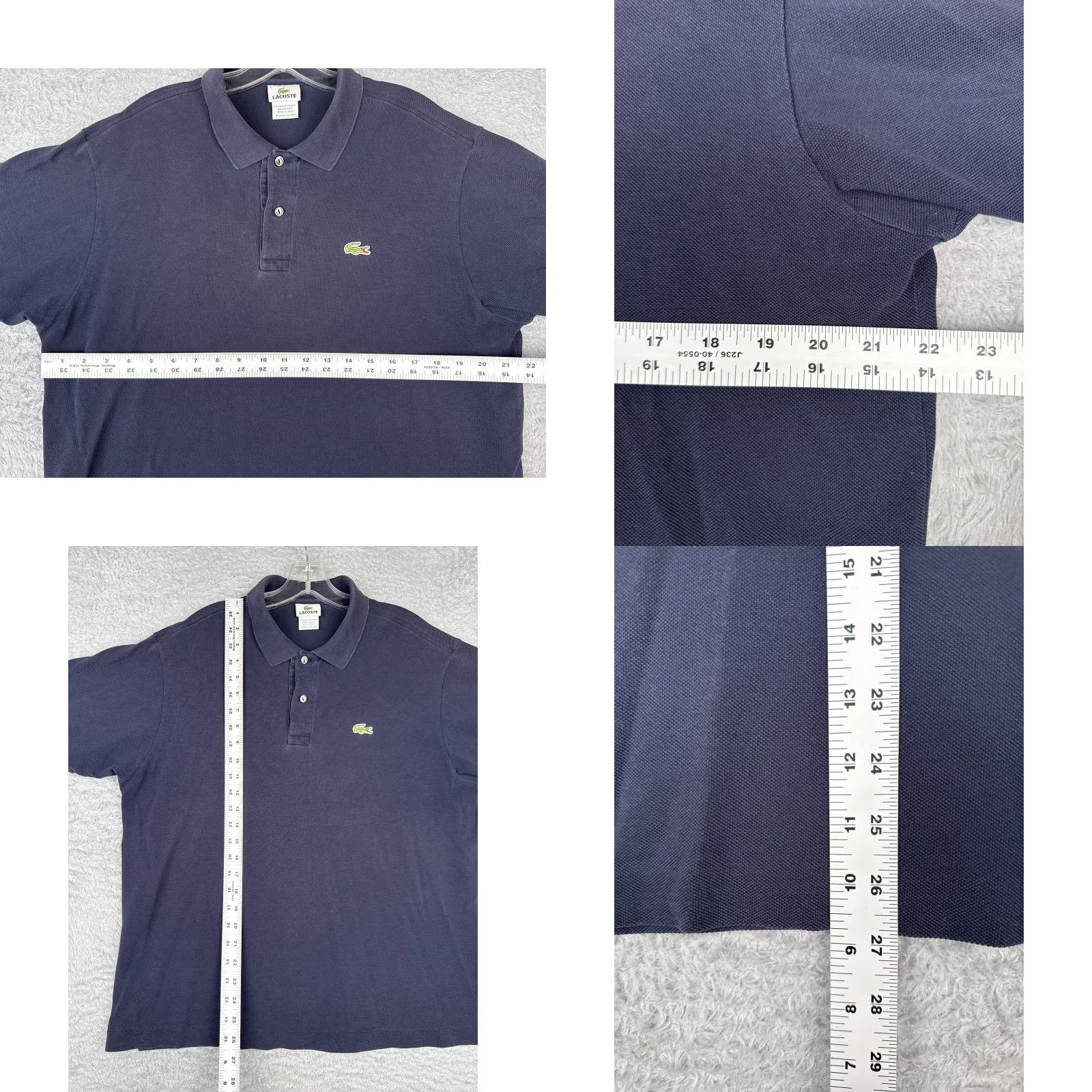 Lacoste Lacoste Polo Shirt Men Short Sleeve 100% Cotton Blue Slim Regular Size 7 Adult M Mens Polo Shirt 1990s Theme not applicable Size US M / EU 48-50 / 2 - 8 Thumbnail