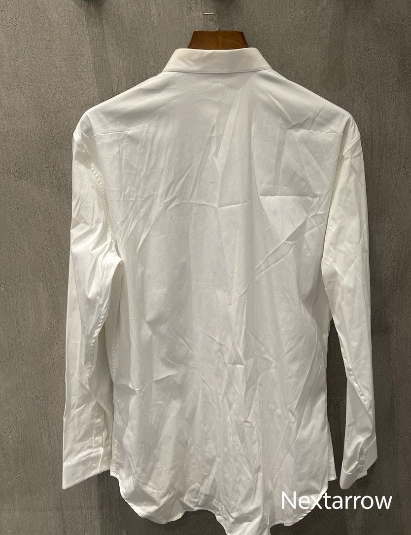 Dior Dior White Circular Bee Embroidered Shirt 2412-Nextarrow Size 42S - 2 Thumbnail