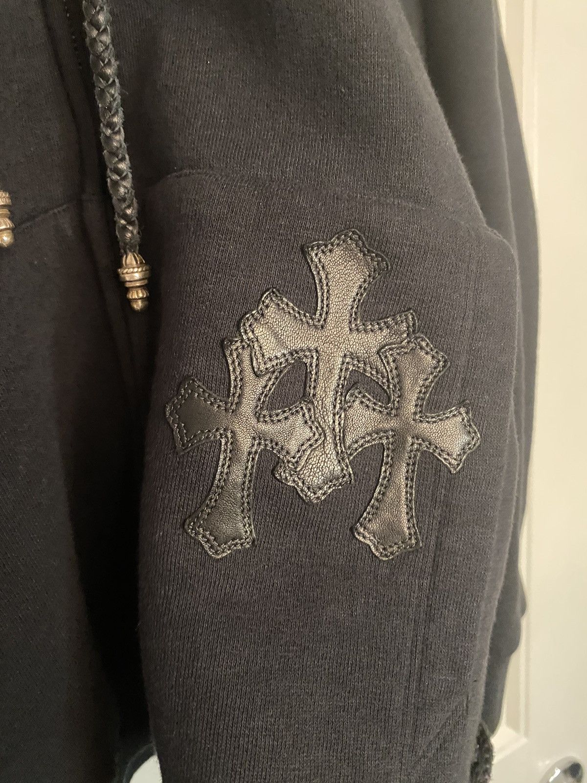 Chrome Hearts Chrome Hearts 1 of 1 Custom Order Grommet Zip Up Hoodie Size US S / EU 44-46 / 1 - 12 Thumbnail