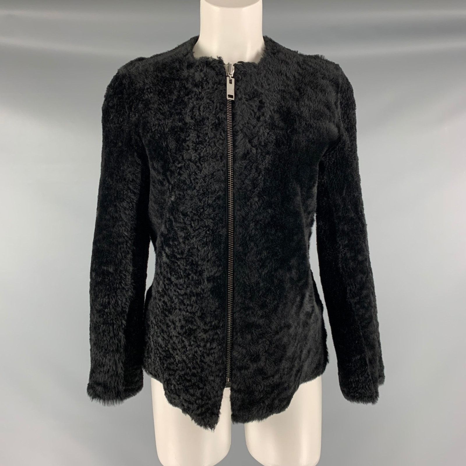 Isabel Marant ISABEL MARANT 6 Black Leather Shearling Reversible Jacket Size S / US 4 / IT 40 - 2 Thumbnail