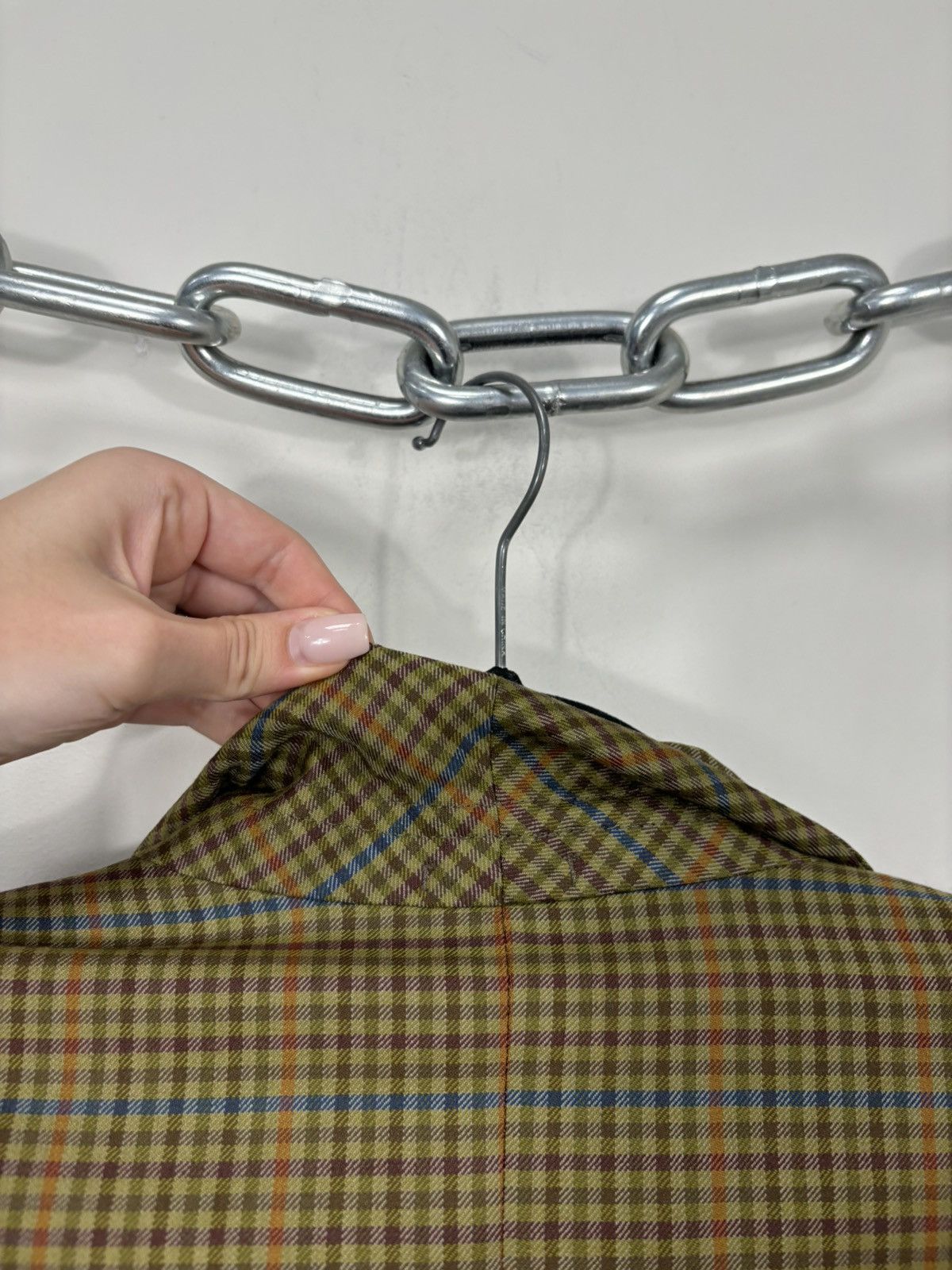 Ballantyne Vintage Davide Cenci X Ballantyne Check Wool Blazer Jacket Size 38R - 16 Thumbnail