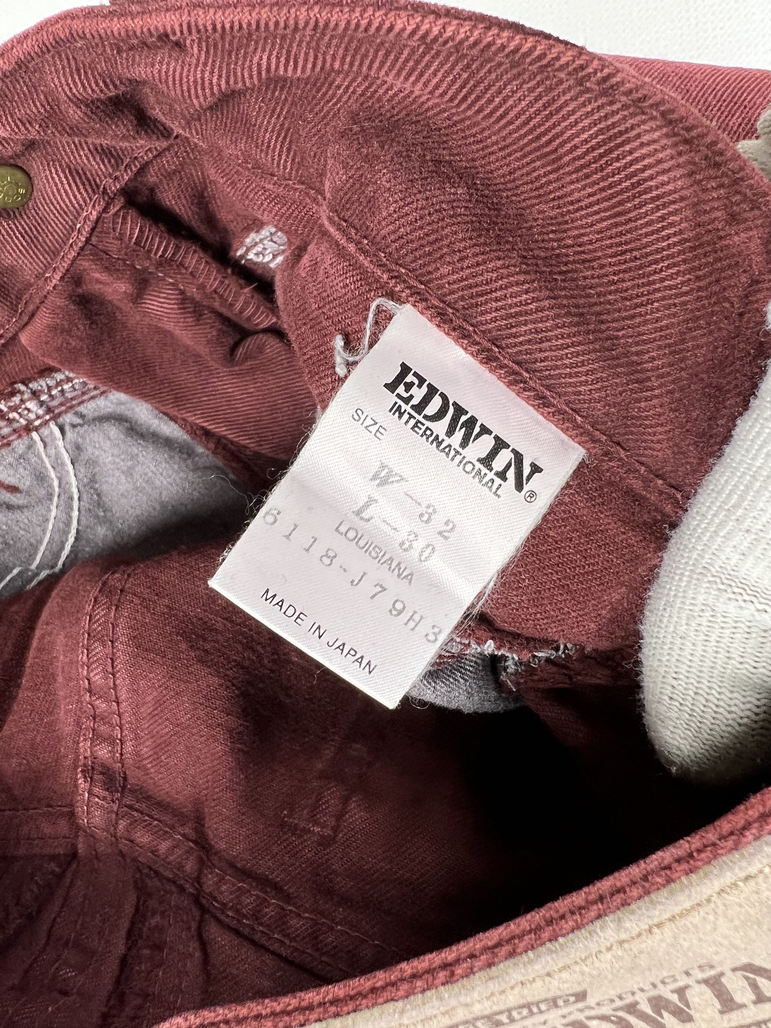 Edwin × Vintage Edwin Denim Jeans 32x30 made in Japan Size US 32 / EU 48 - 5 Thumbnail