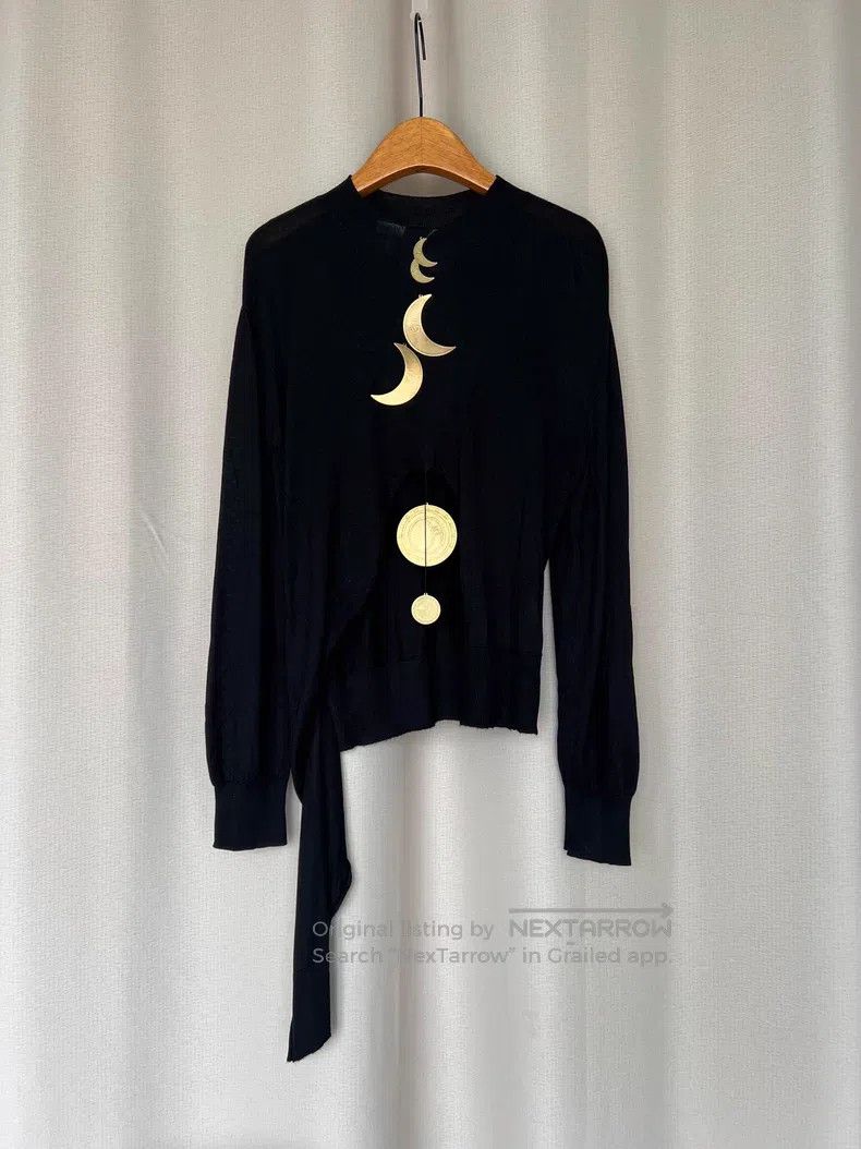 Loewe Loewe Exclusive Moon and Sun Design Asymmetric Hem Black S Size XS / US 0-2 / IT 36-38 - 1 Thumbnail