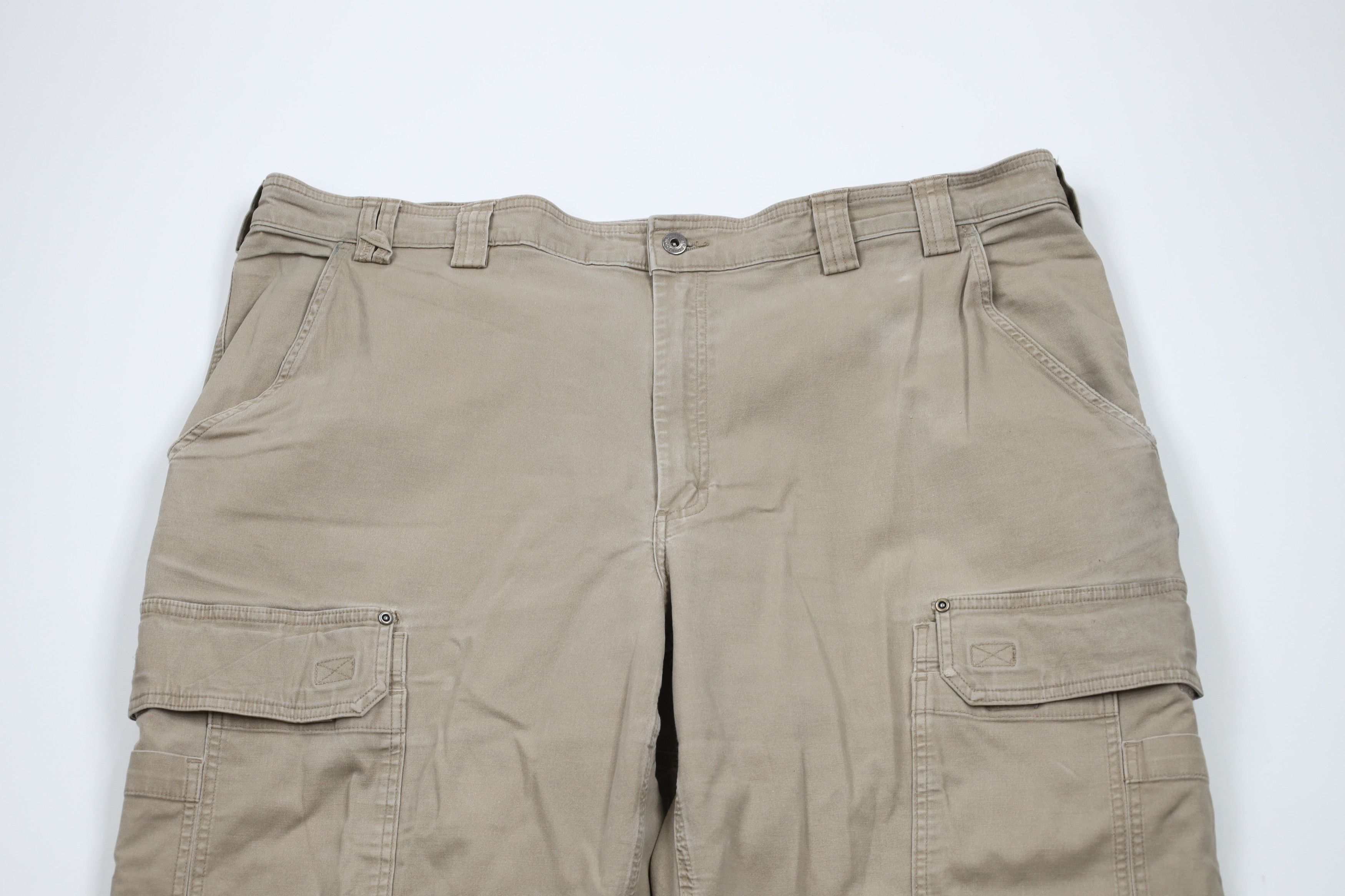 Duluth Trading Company × Vintage Duluth Trading Co Flex Fire Hose Wide Leg Cargo Pants Size US 44 / EU 60 - 2 Thumbnail