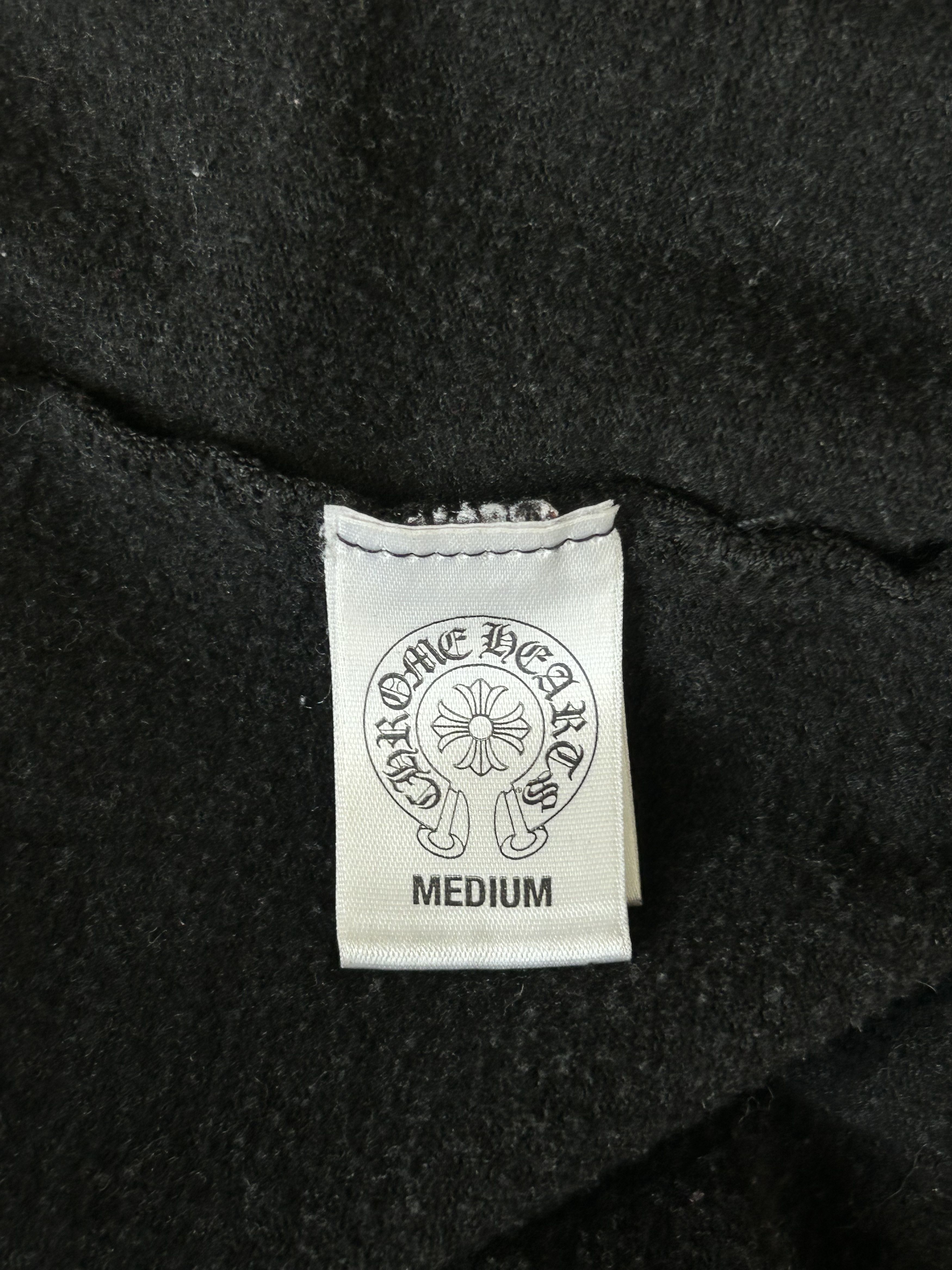 Chrome Hearts Chrome Hearts Black Triple Cross Logo Hoodie Size US M / EU 48-50 / 2 - 4 Thumbnail