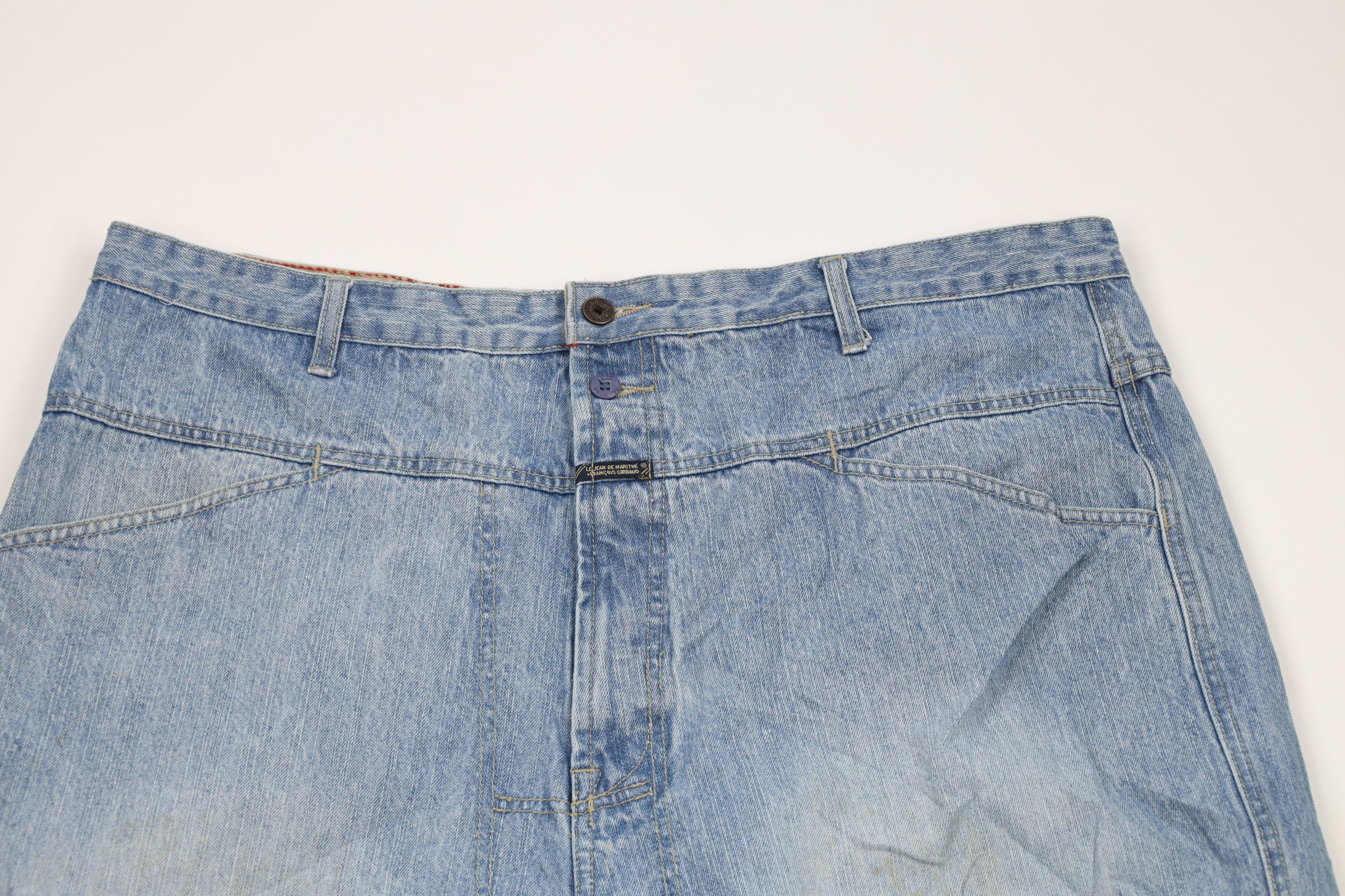 Marithe + Francois Girbaud × Vintage Vintage 90s Marithe Francois Girbaud Spell Out Jeans Blue Size US 42 / EU 58 - 2 Thumbnail