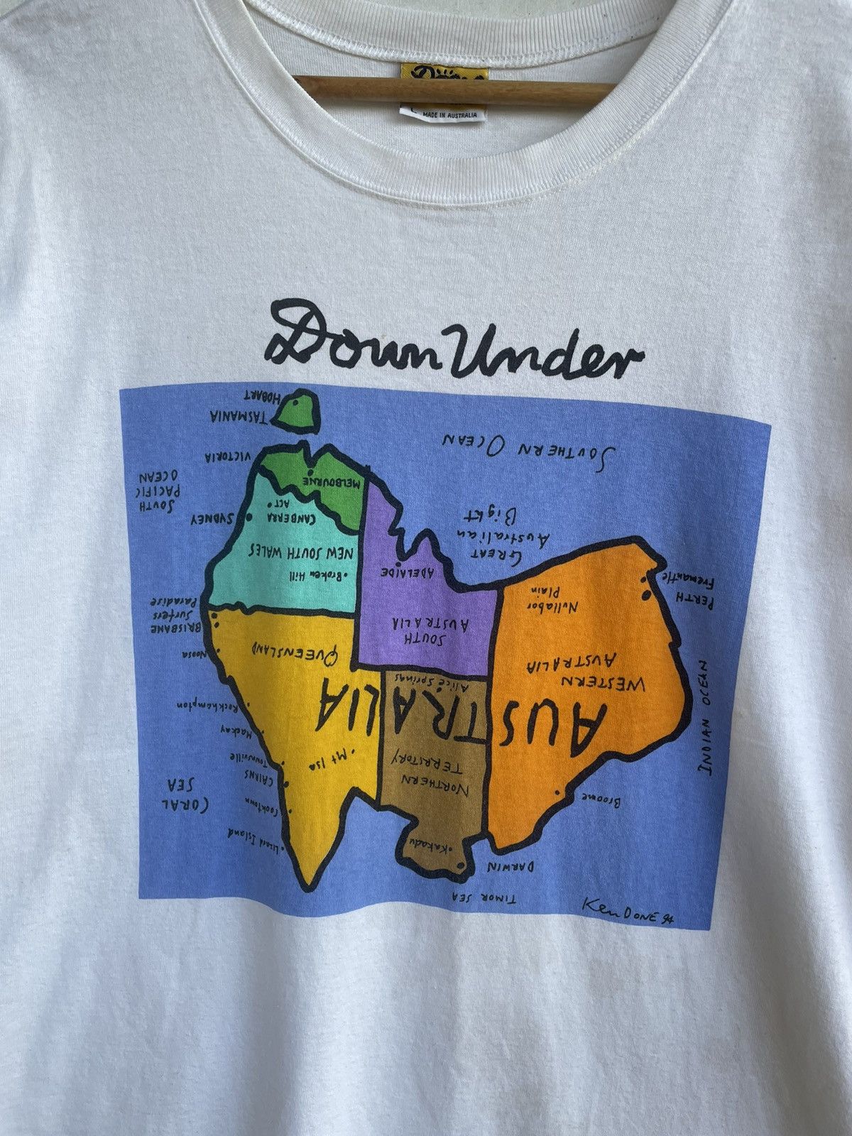 Vintage Vintage Ken Done Australia Short Sleeve Tshirt Size US L / EU 52-54 / 3 - 4 Thumbnail