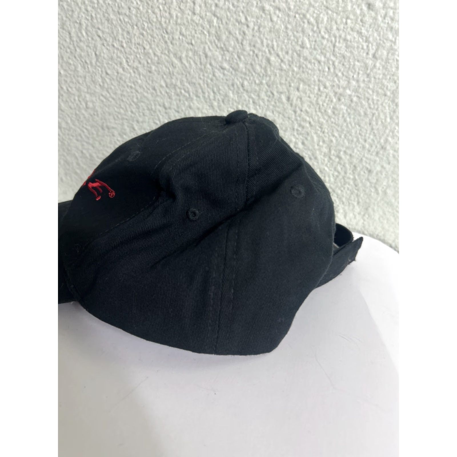 Vintage DARE Black Adjustable Strapback Hat Red Hook Loop User: DARE Black Adjustable Strapback Hat Red Hook Loop Size ONE SIZE - 7 Thumbnail