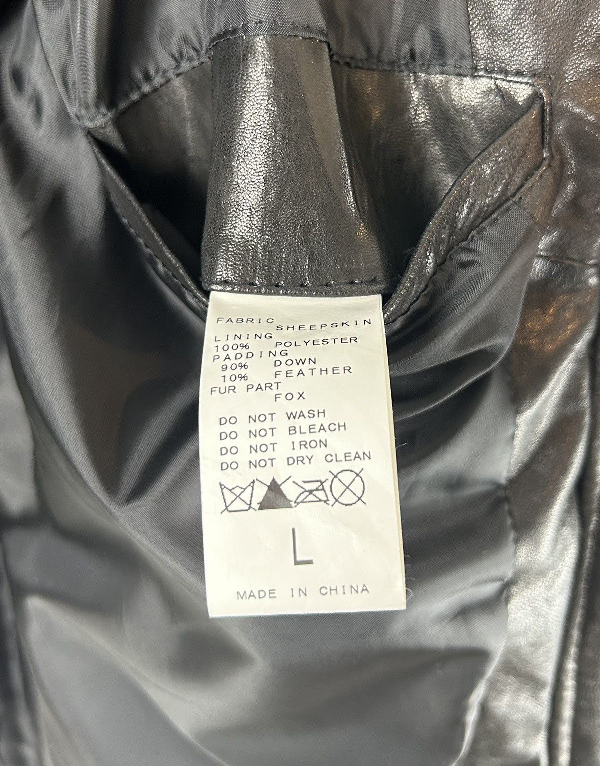Journal Standard Journal Standard Sheepskin Leather Down Jacket Size US L / EU 52-54 / 3 - 5 Thumbnail