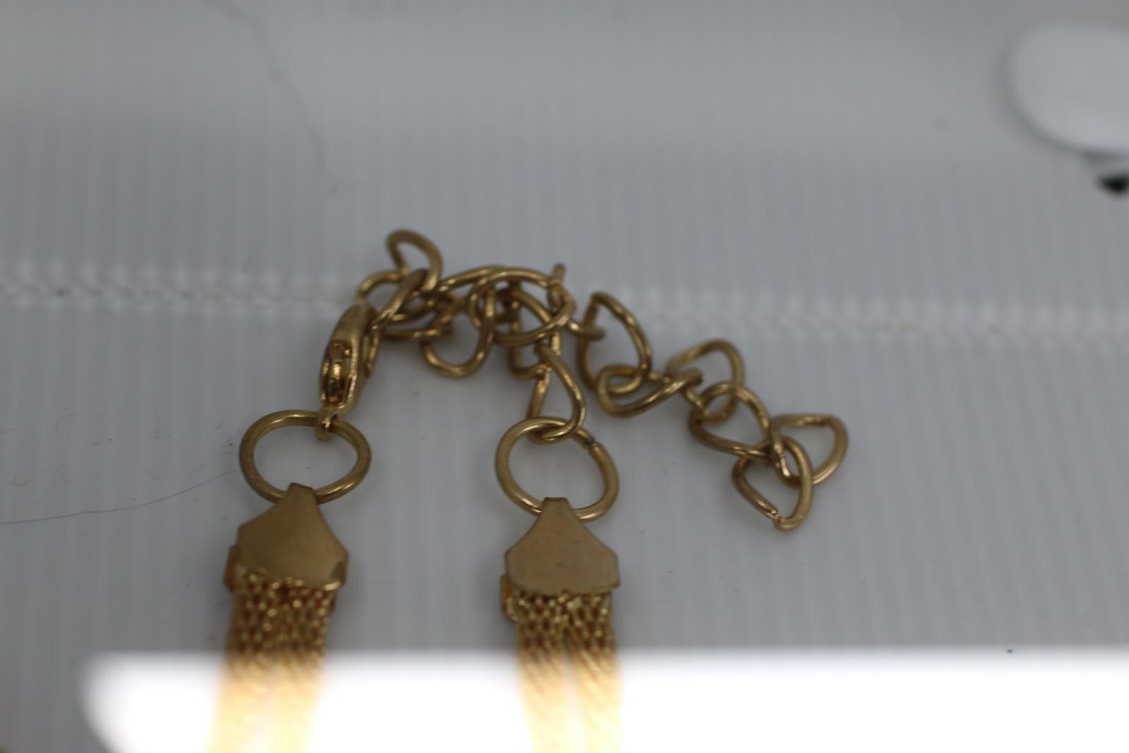 The Unbranded Brand Vintage Gold Tone Multi Necklace Rhinestone Circle Pendant Size ONE SIZE - 11 Thumbnail