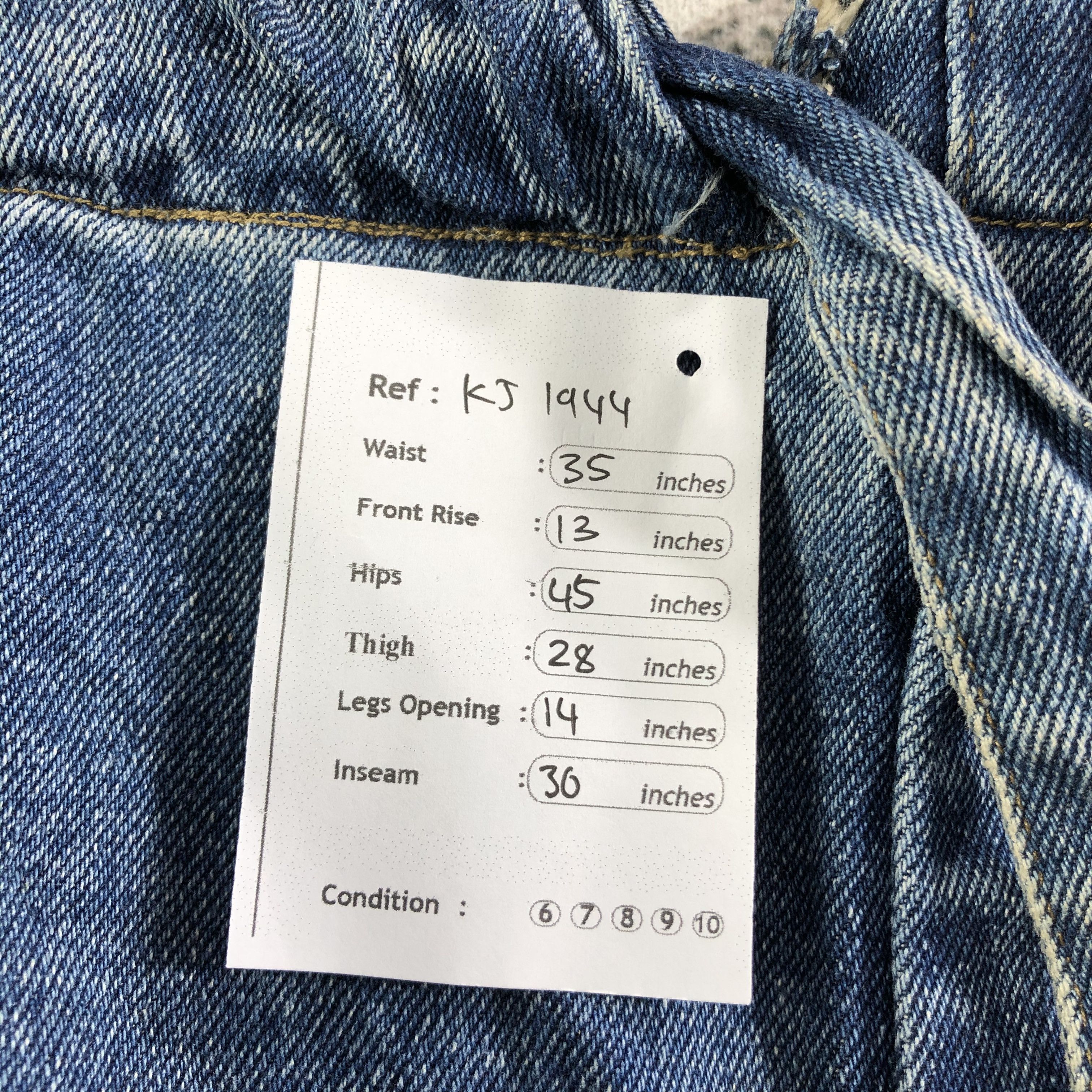 Japanese Brand Vintage Japanese Brand Parachute Jeans KJ1944 Size US 34 / EU 50 - 11 Thumbnail