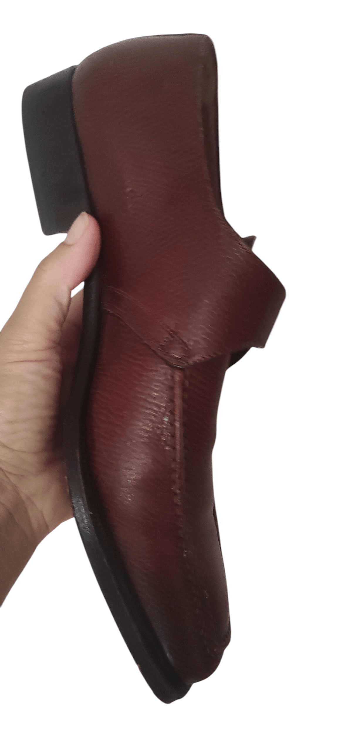 Santoni Santoni Strap Brown Leather Slip On Dress Shoes Size US 8.5 / EU 41-42 - 5 Thumbnail
